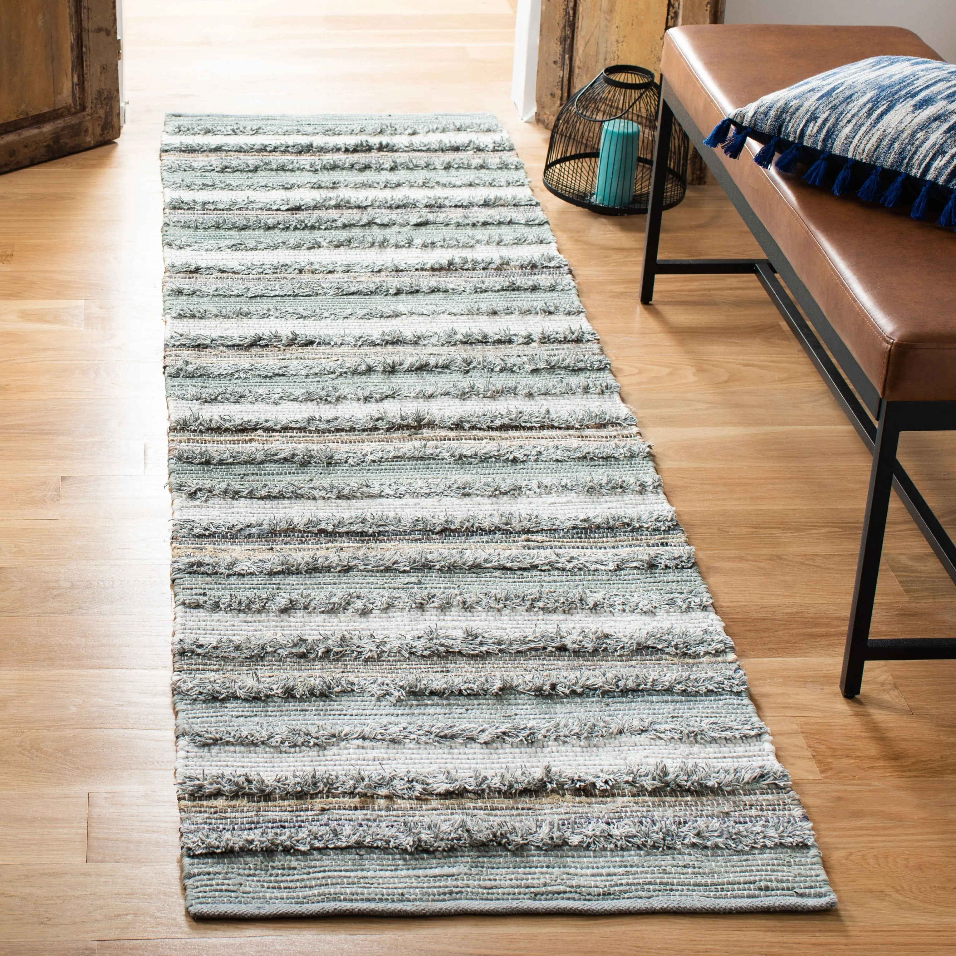 SAFAVIEH Handmade Flatweave Montauk Mridalini Casual Cotton Rug