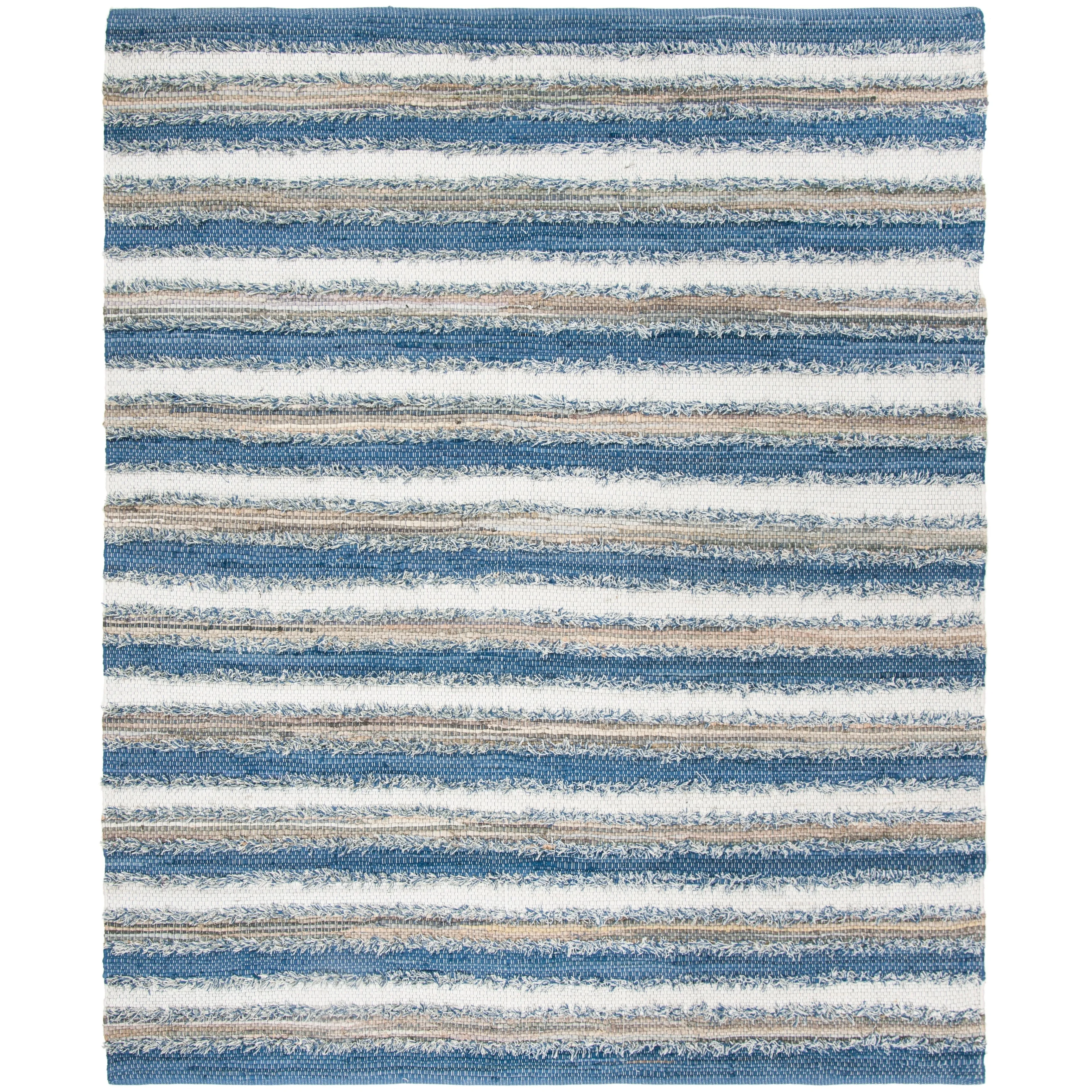 SAFAVIEH Handmade Flatweave Montauk Mridalini Casual Cotton Rug