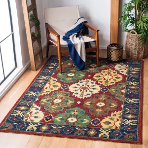 SAFAVIEH Handmade Heritage Faux Bois Traditional Wool Rug