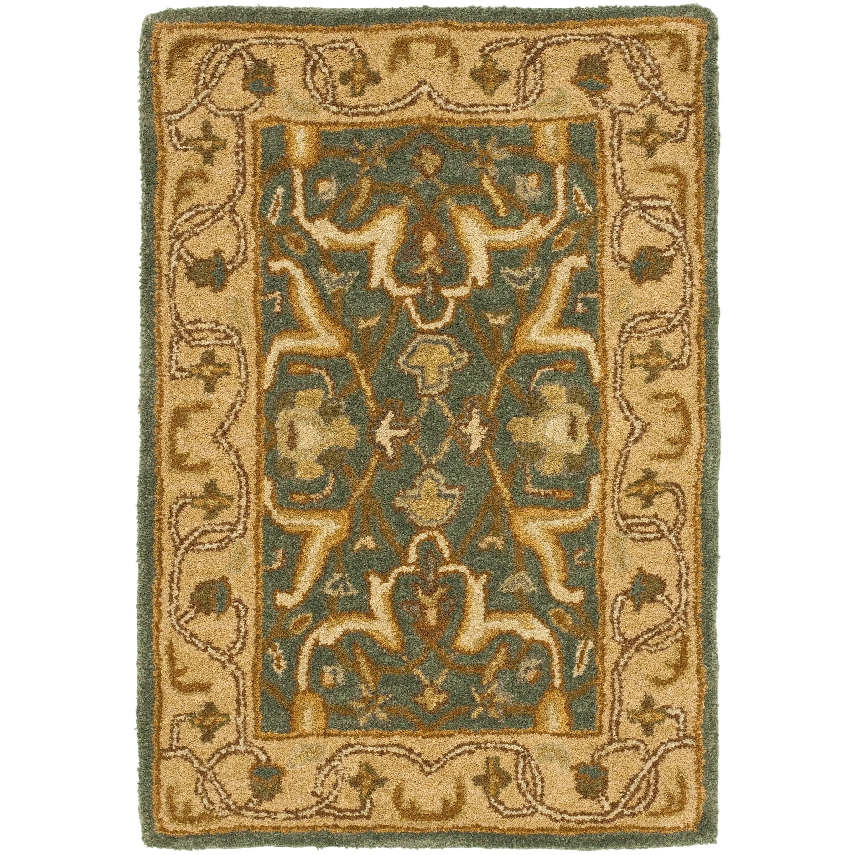 SAFAVIEH Handmade Heritage Folklore Traditional Oriental Wool Rug