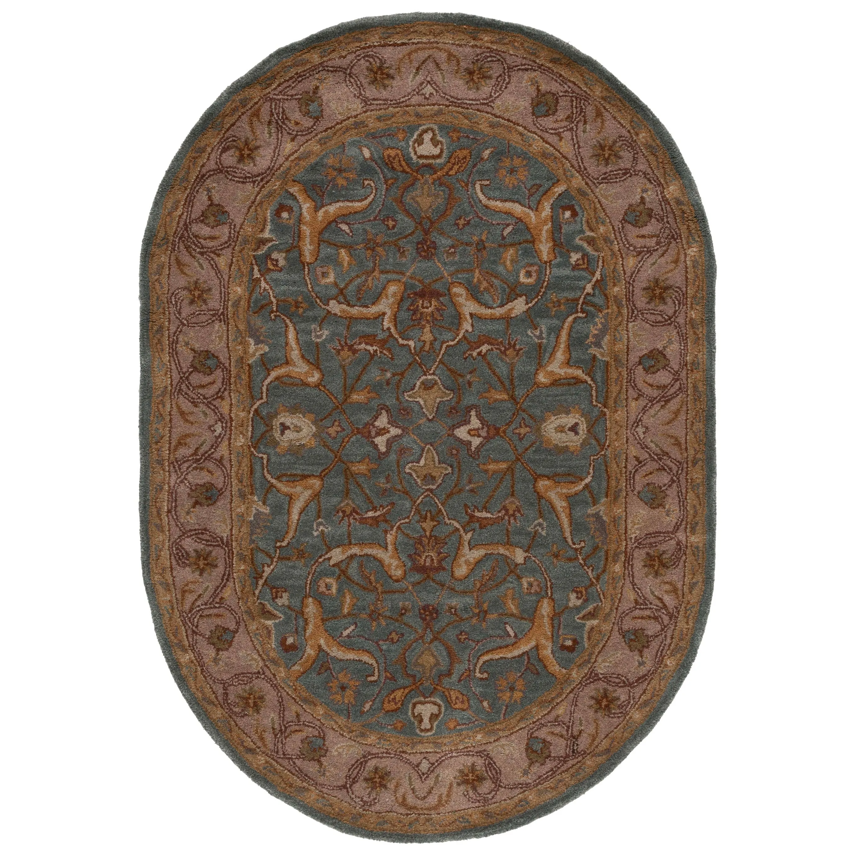 SAFAVIEH Handmade Heritage Folklore Traditional Oriental Wool Rug