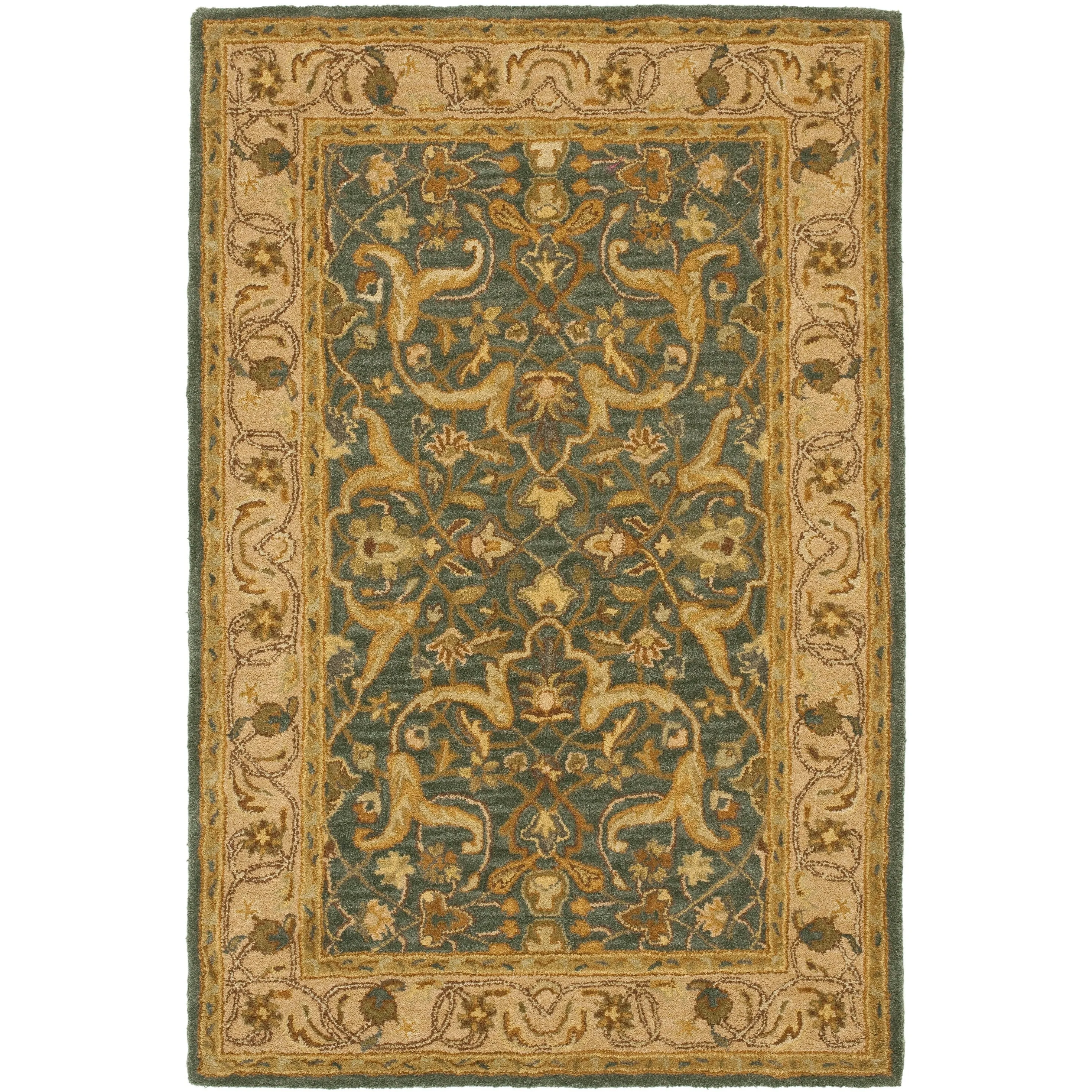 SAFAVIEH Handmade Heritage Folklore Traditional Oriental Wool Rug
