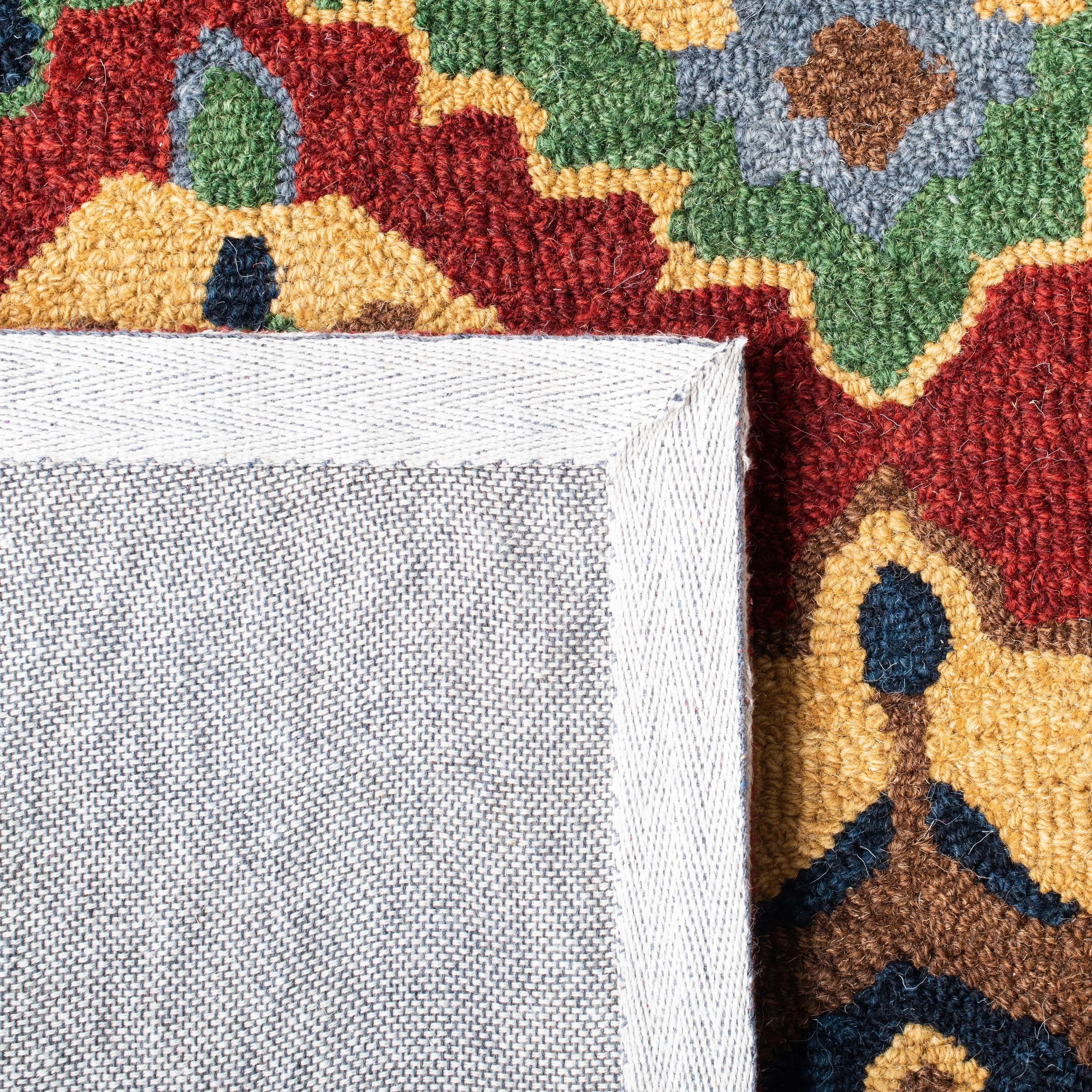 SAFAVIEH Handmade Heritage Grasses Traditional Wool Rug