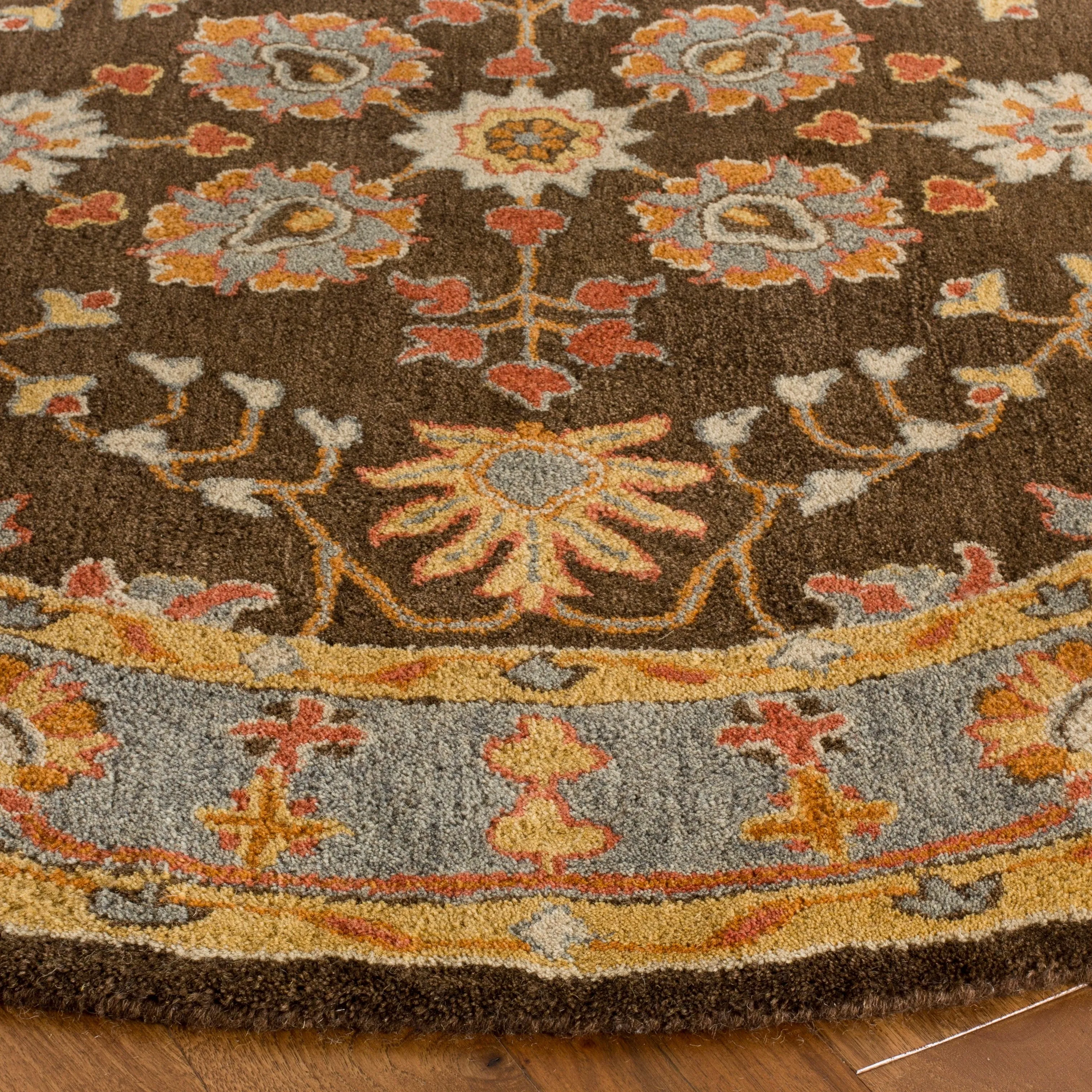 SAFAVIEH Handmade Heritage Ikat Marsh Traditional Oriental Wool Rug