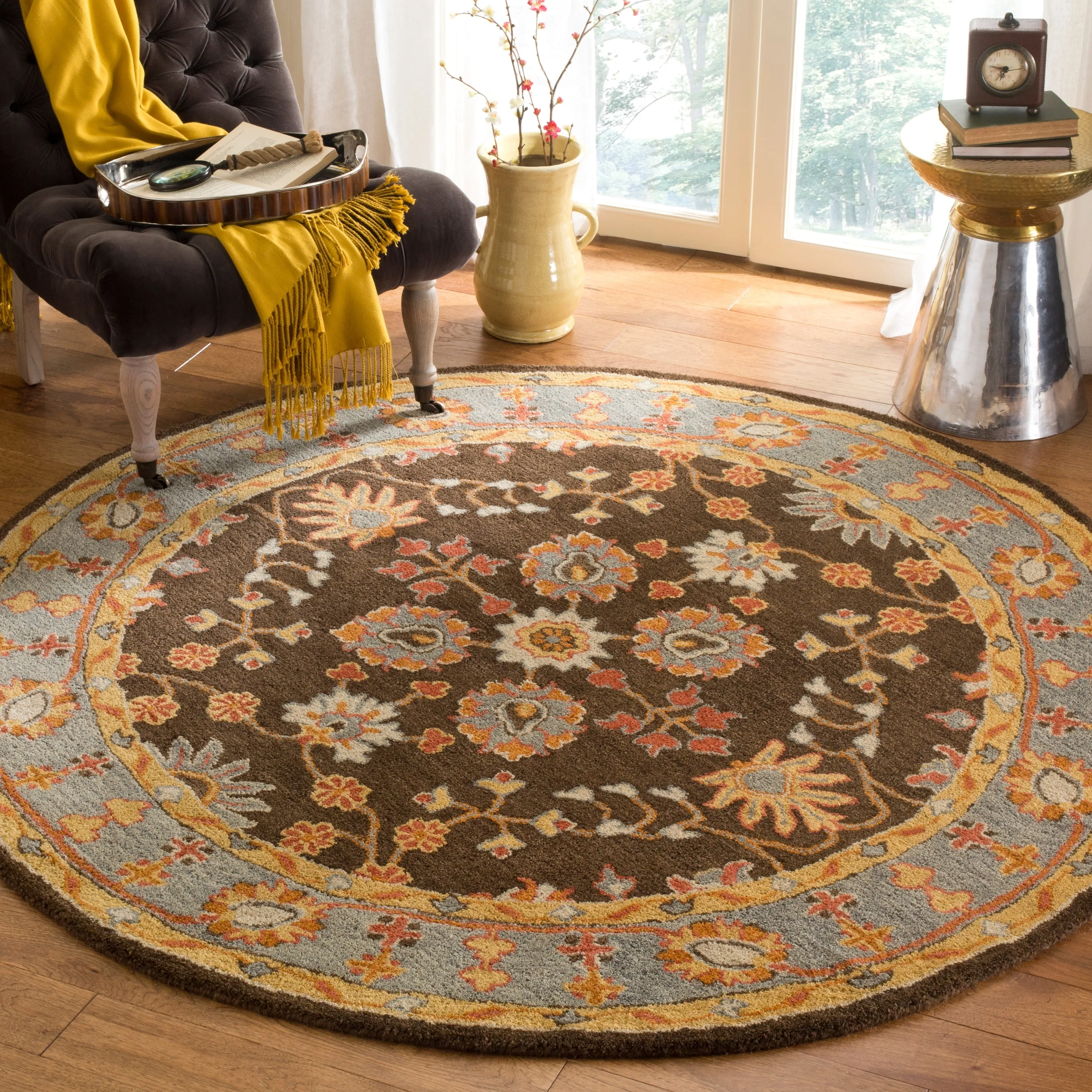 SAFAVIEH Handmade Heritage Ikat Marsh Traditional Oriental Wool Rug