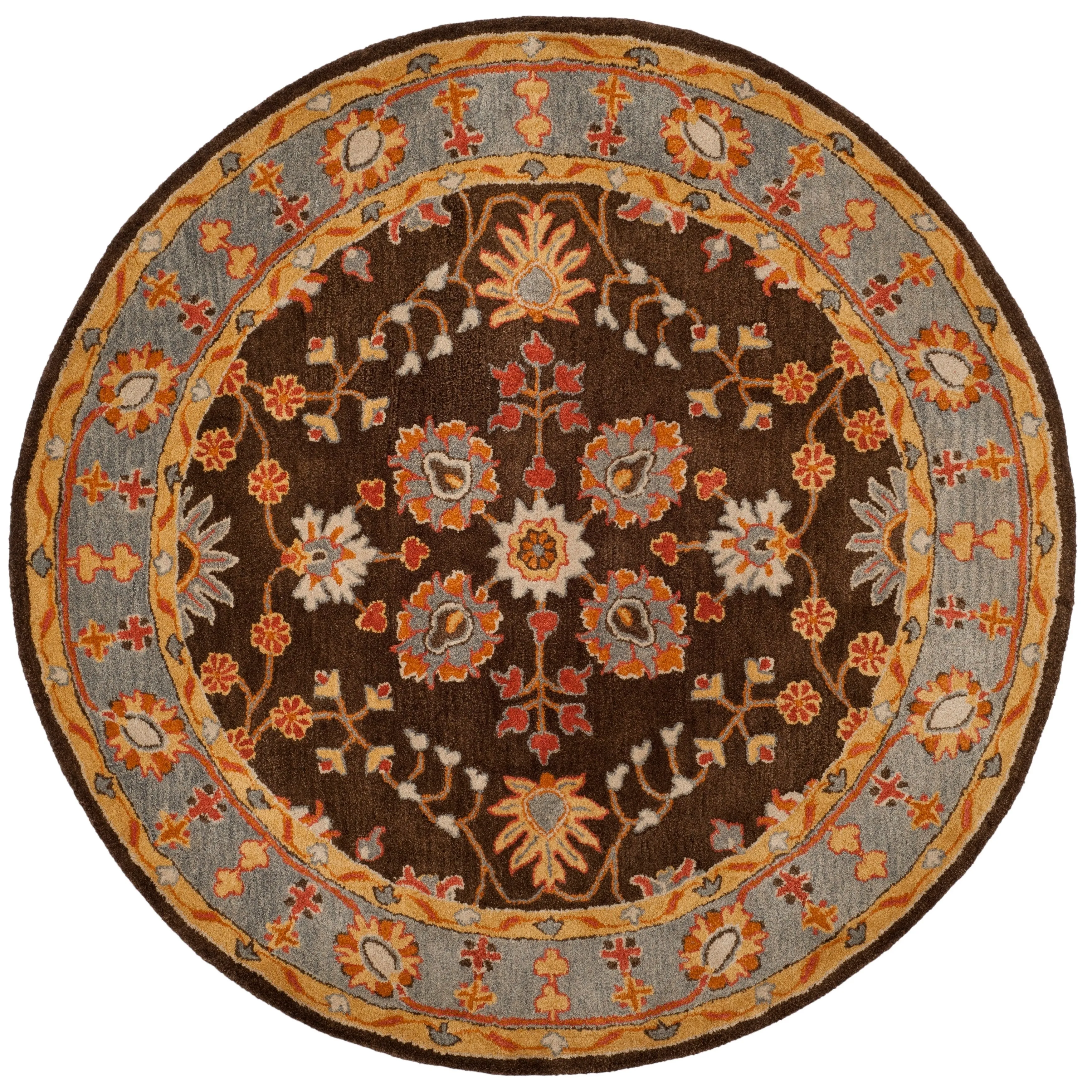 SAFAVIEH Handmade Heritage Ikat Marsh Traditional Oriental Wool Rug