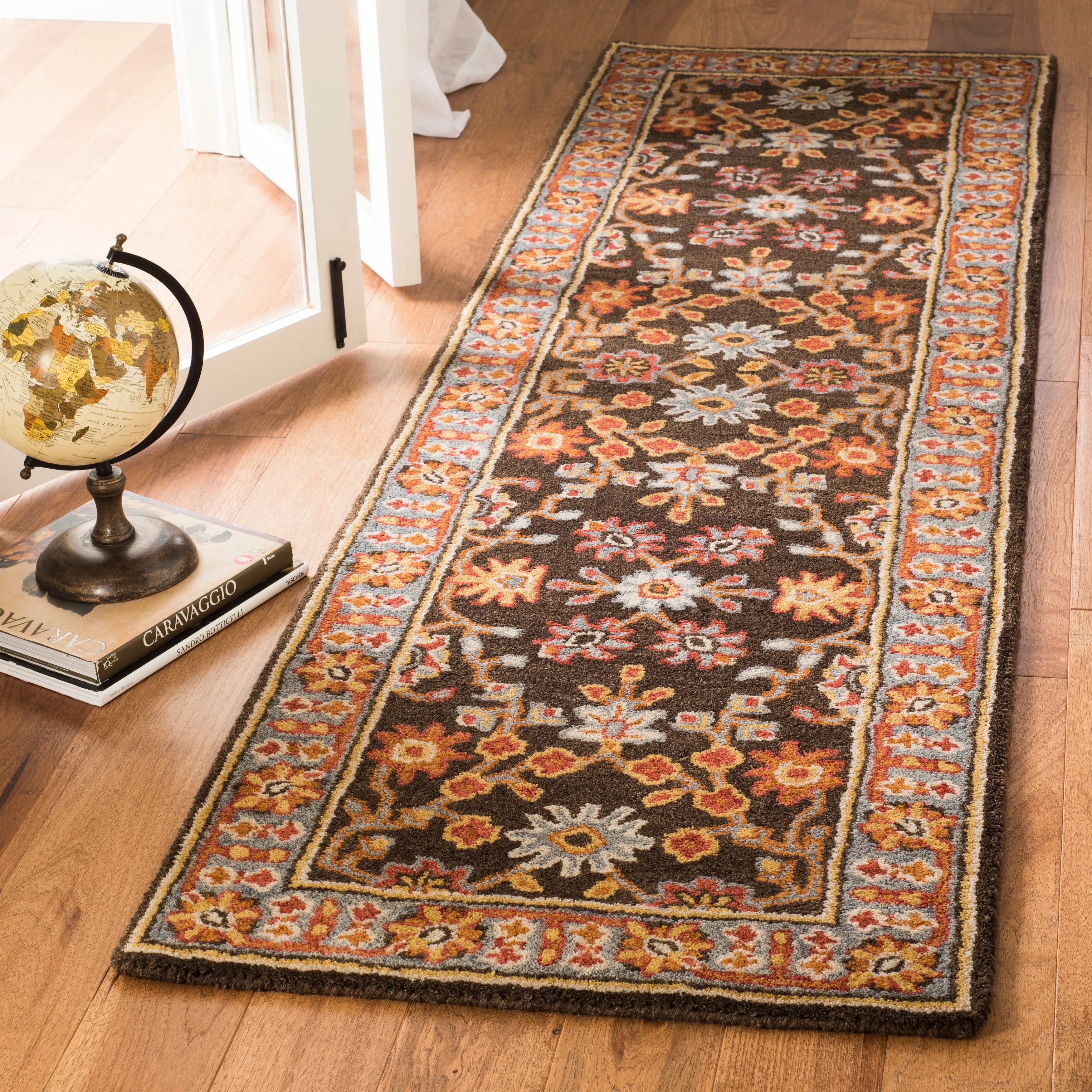 SAFAVIEH Handmade Heritage Ikat Marsh Traditional Oriental Wool Rug