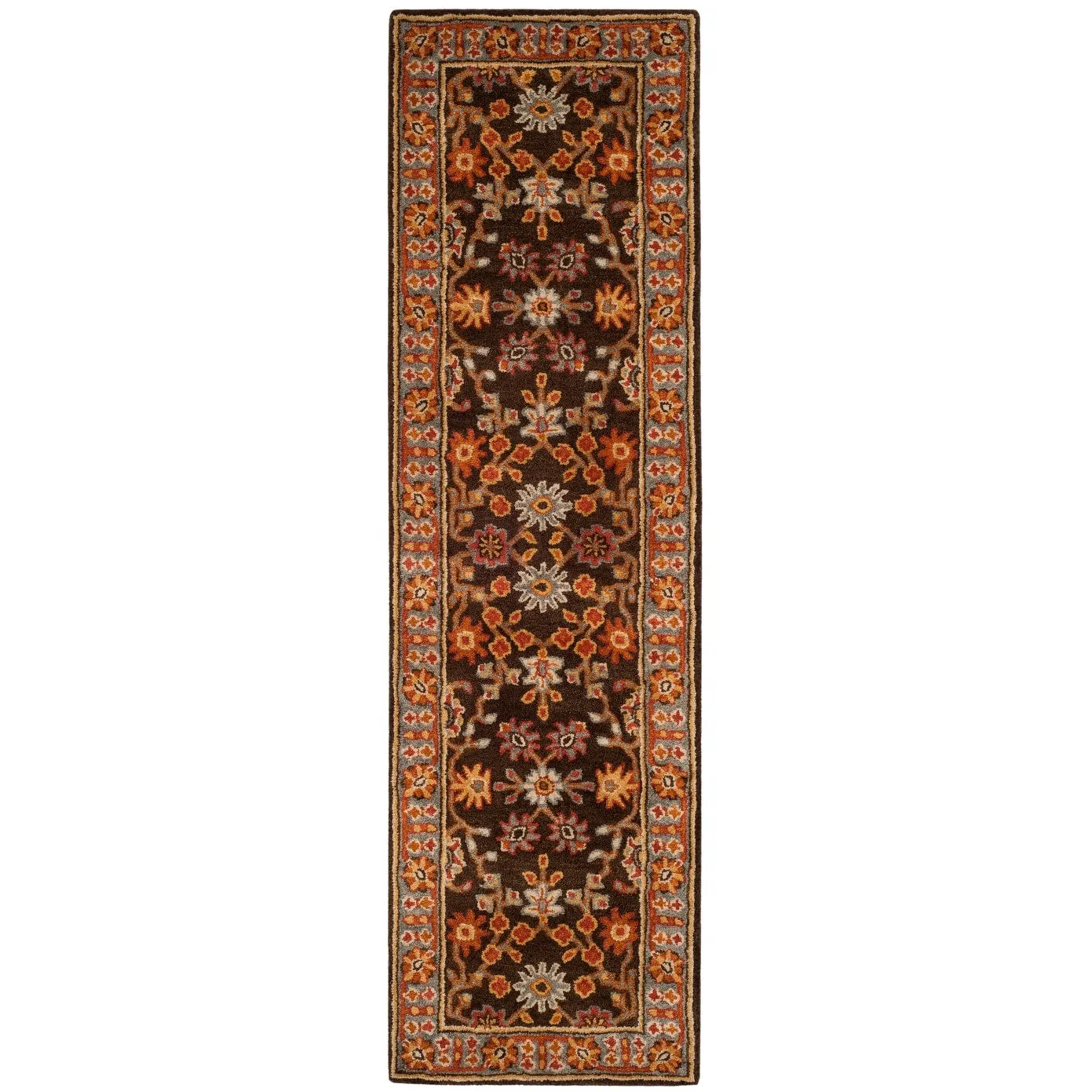 SAFAVIEH Handmade Heritage Ikat Marsh Traditional Oriental Wool Rug