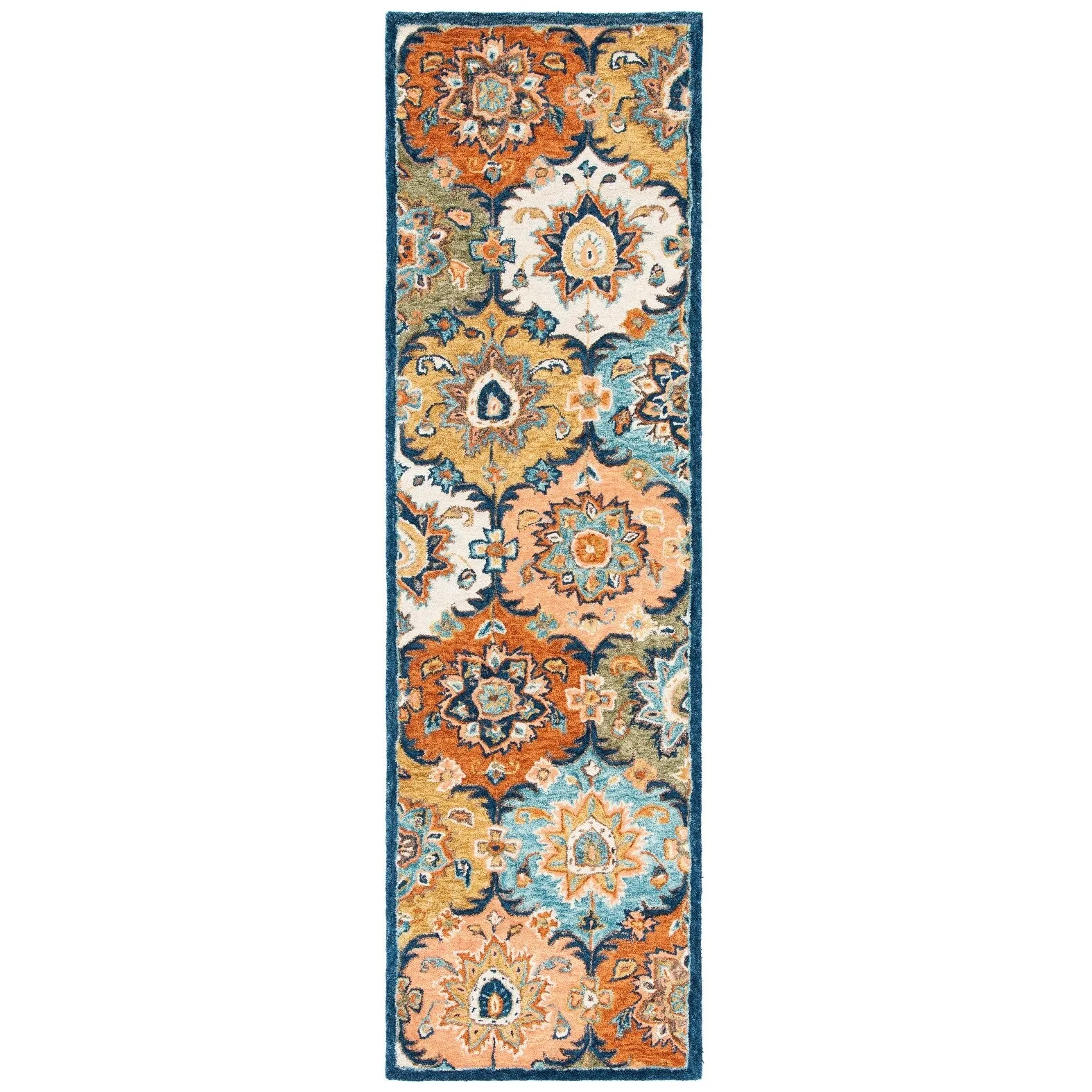 SAFAVIEH Handmade Heritage Medallions Traditional Wool Rug