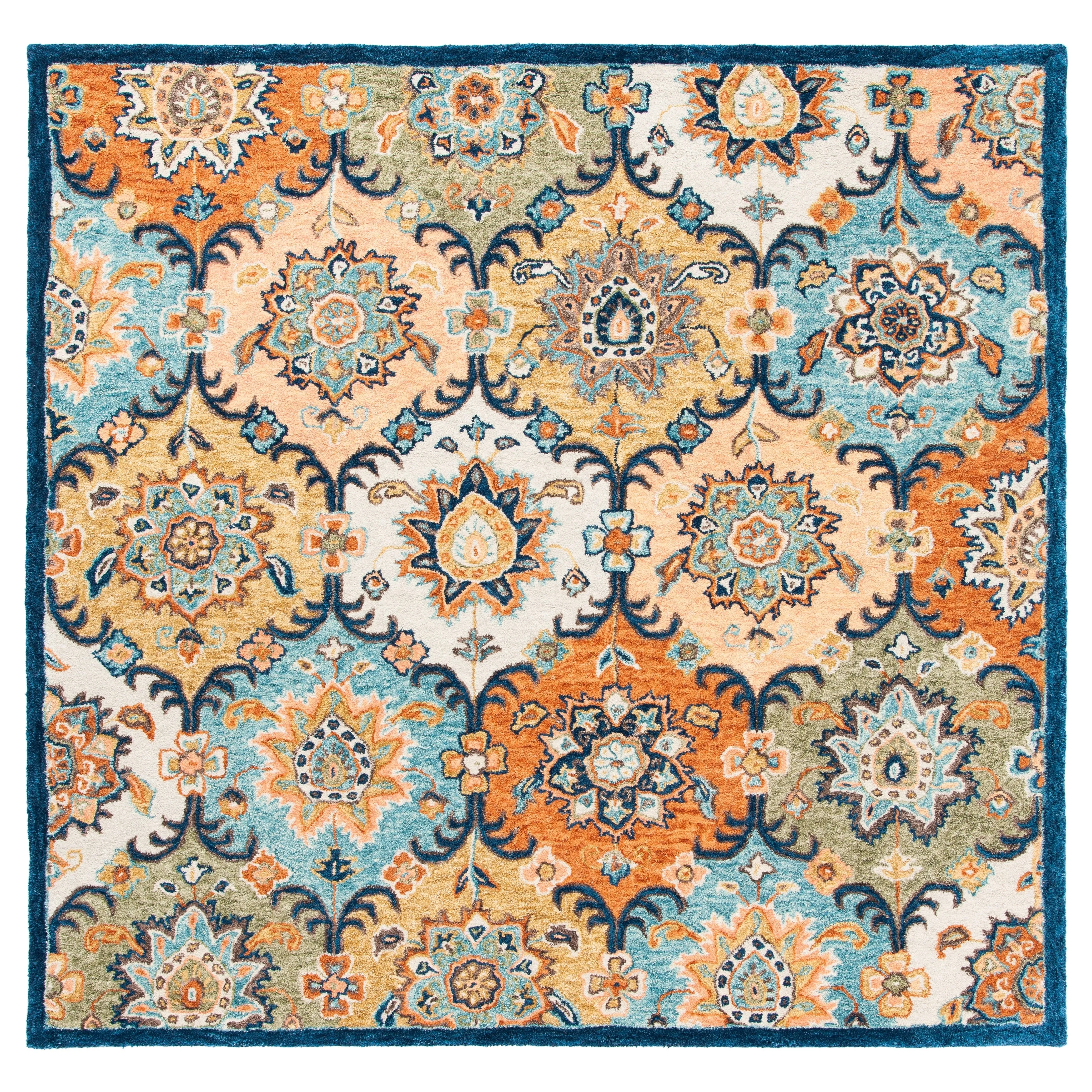 SAFAVIEH Handmade Heritage Medallions Traditional Wool Rug