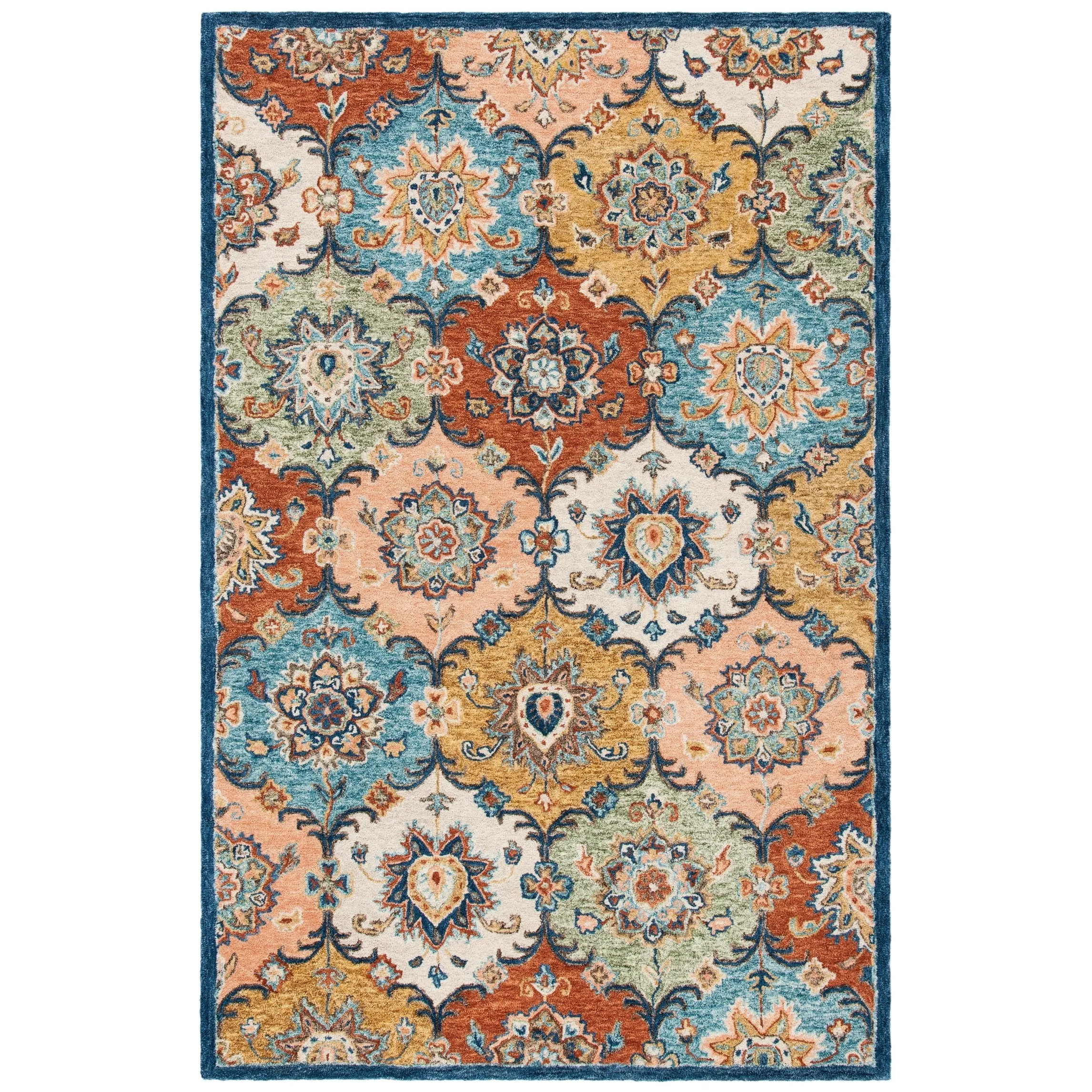 SAFAVIEH Handmade Heritage Medallions Traditional Wool Rug