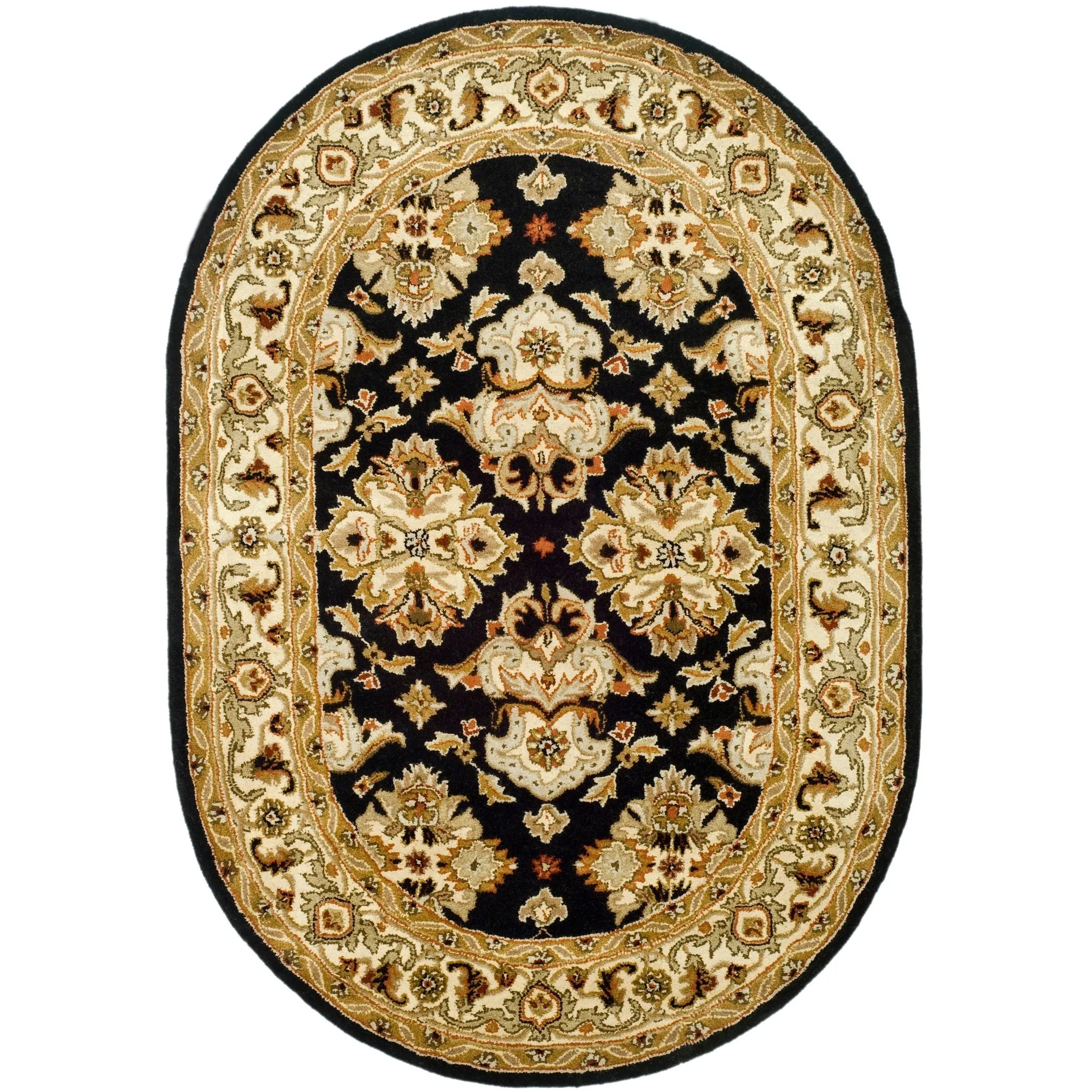 SAFAVIEH Handmade Heritage Ogee Dot Traditional Oriental Wool Rug