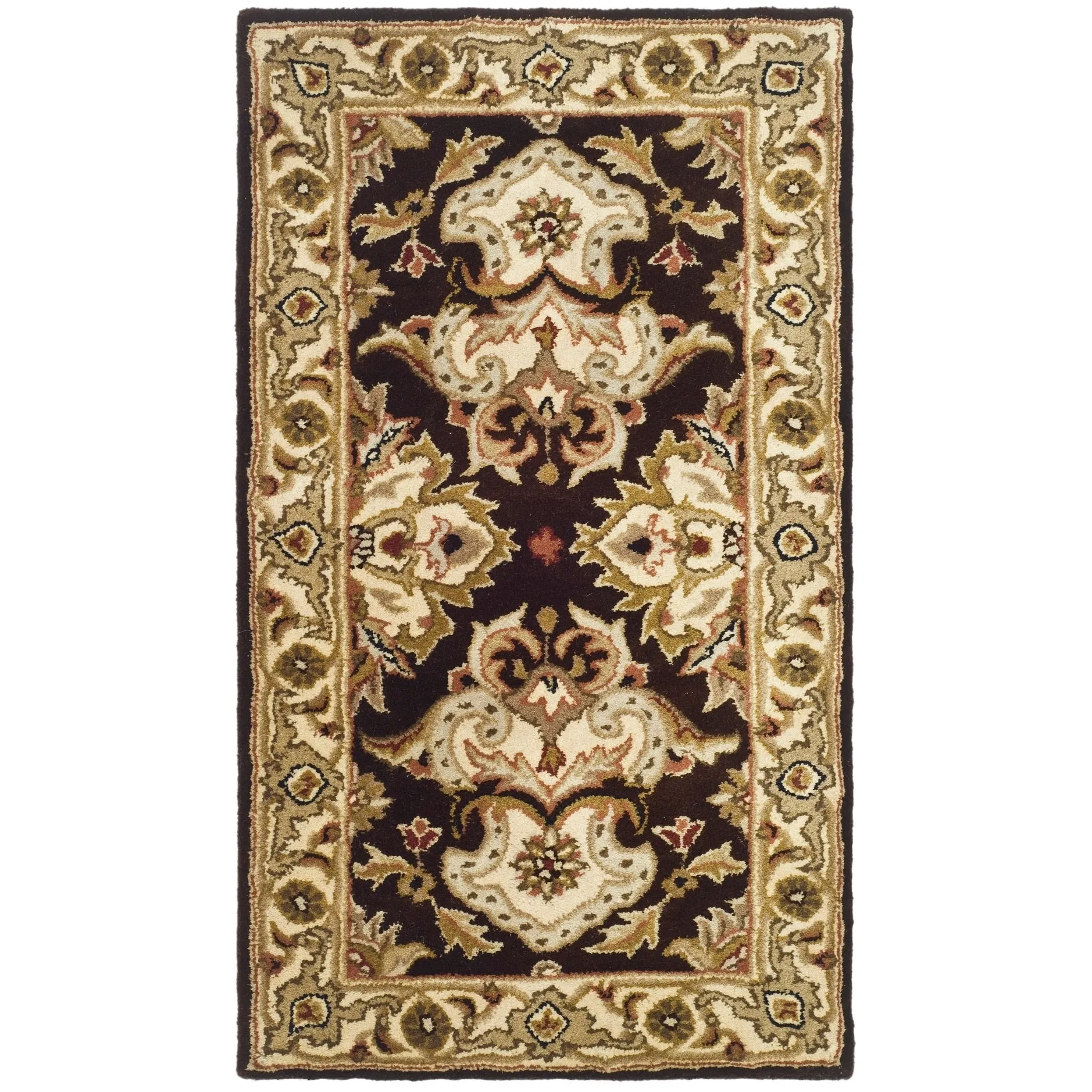SAFAVIEH Handmade Heritage Ogee Dot Traditional Oriental Wool Rug