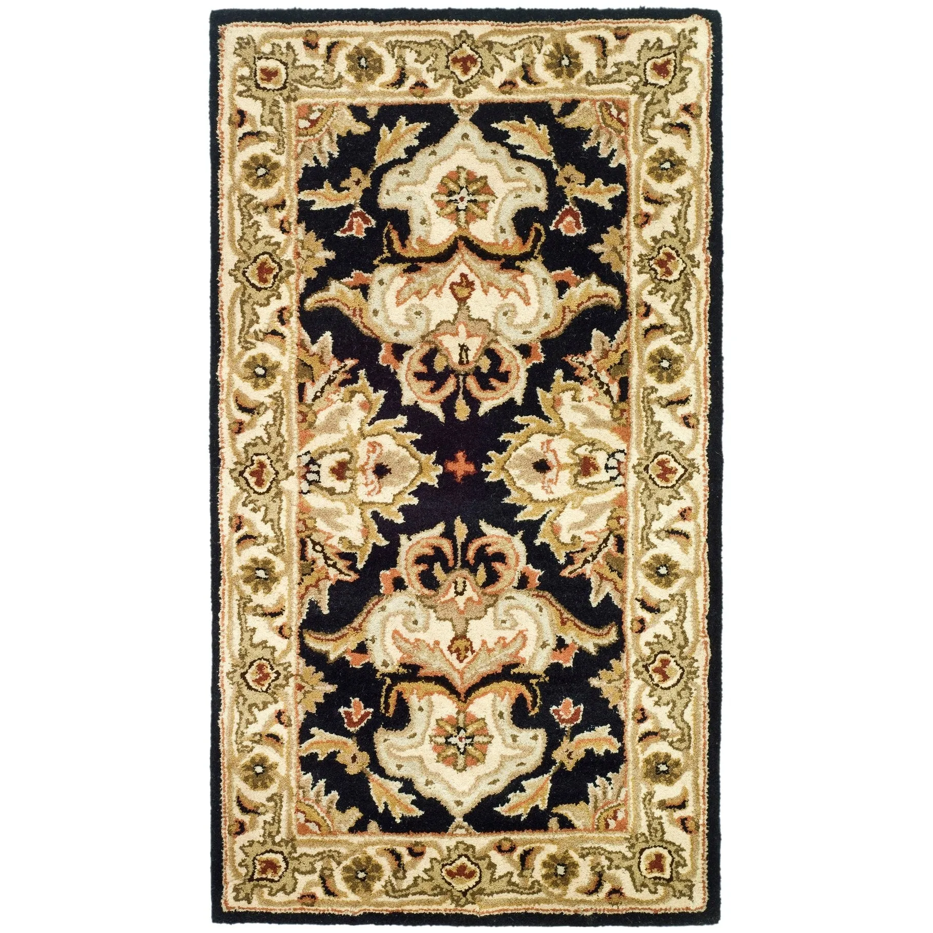 SAFAVIEH Handmade Heritage Ogee Dot Traditional Oriental Wool Rug