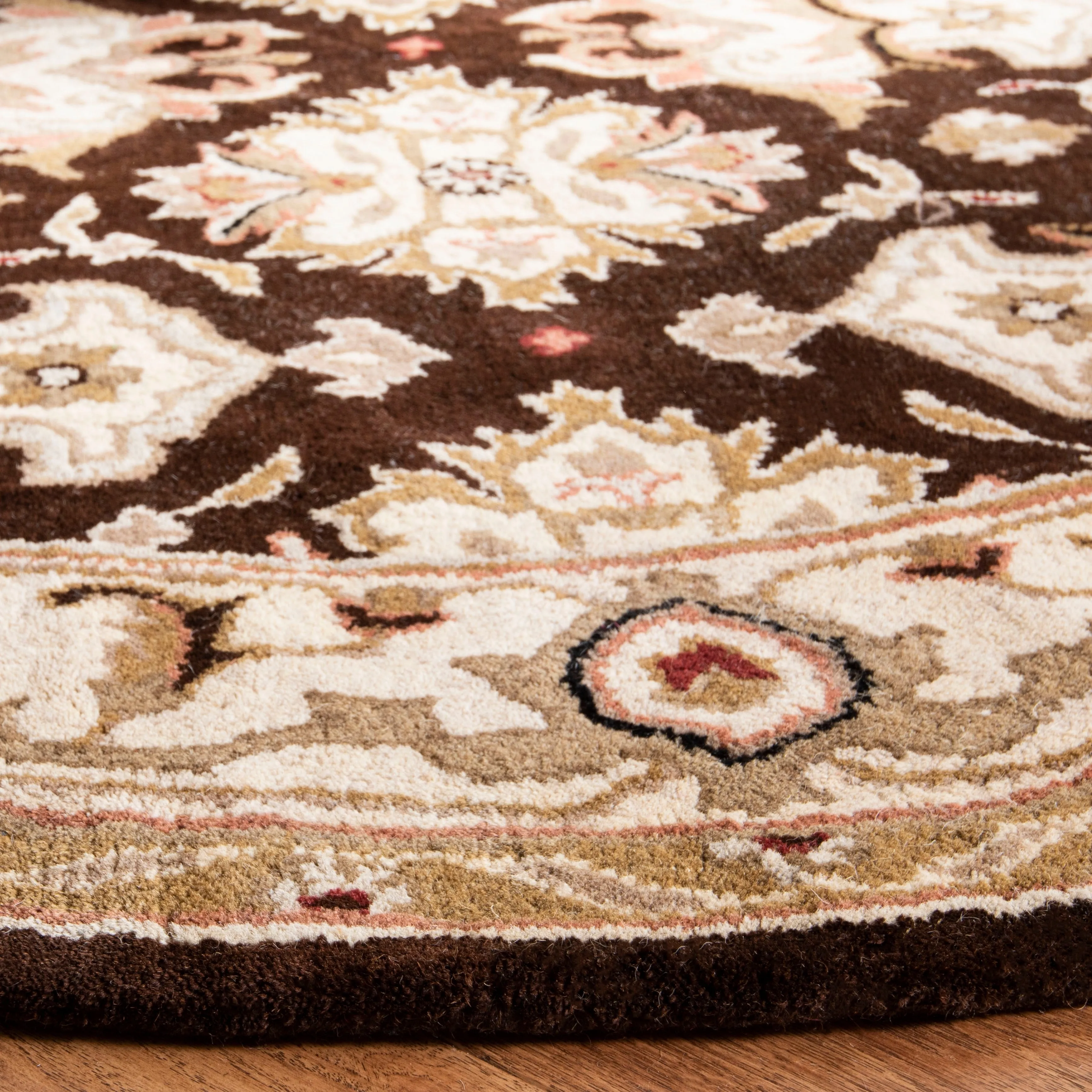 SAFAVIEH Handmade Heritage Ogee Dot Traditional Oriental Wool Rug