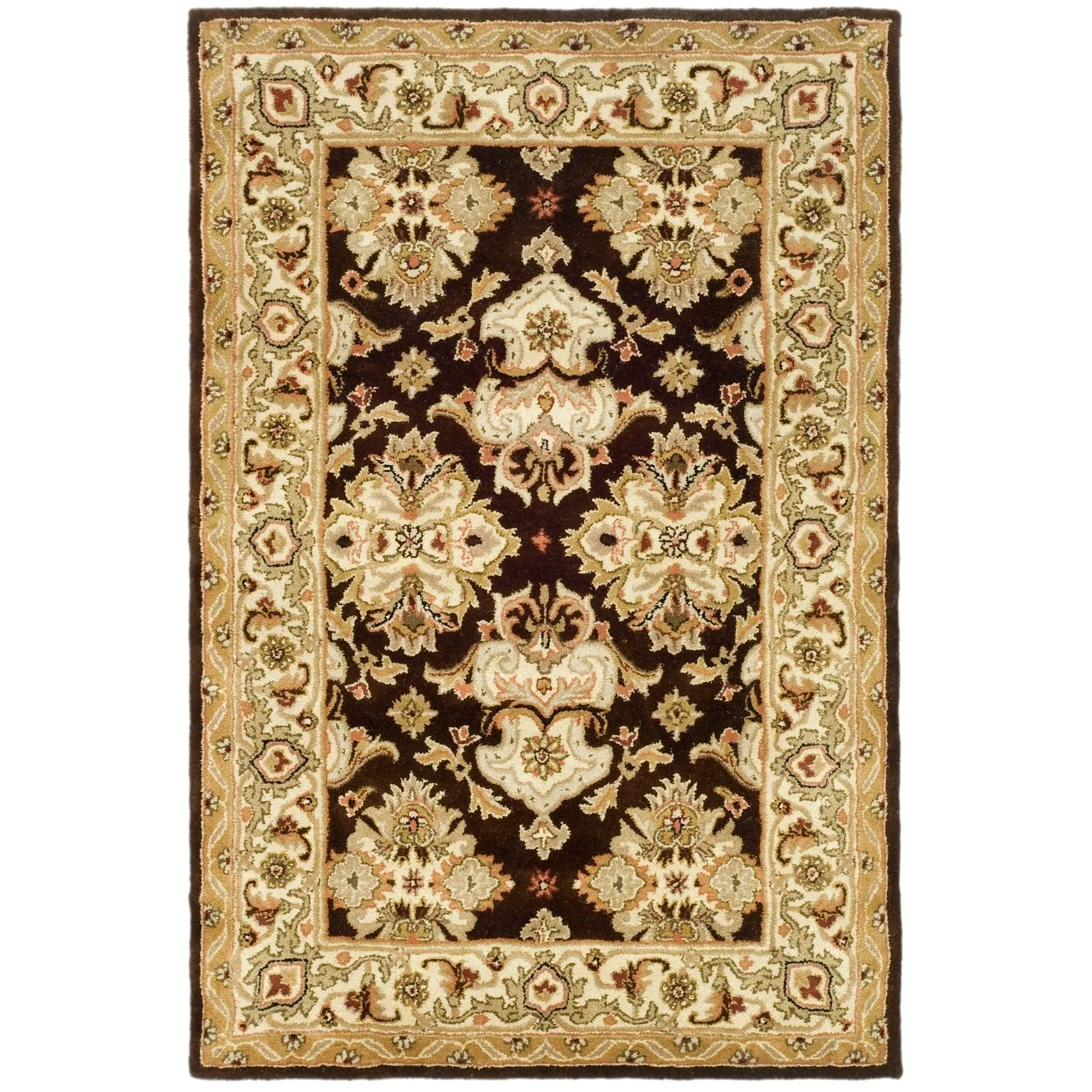 SAFAVIEH Handmade Heritage Ogee Dot Traditional Oriental Wool Rug