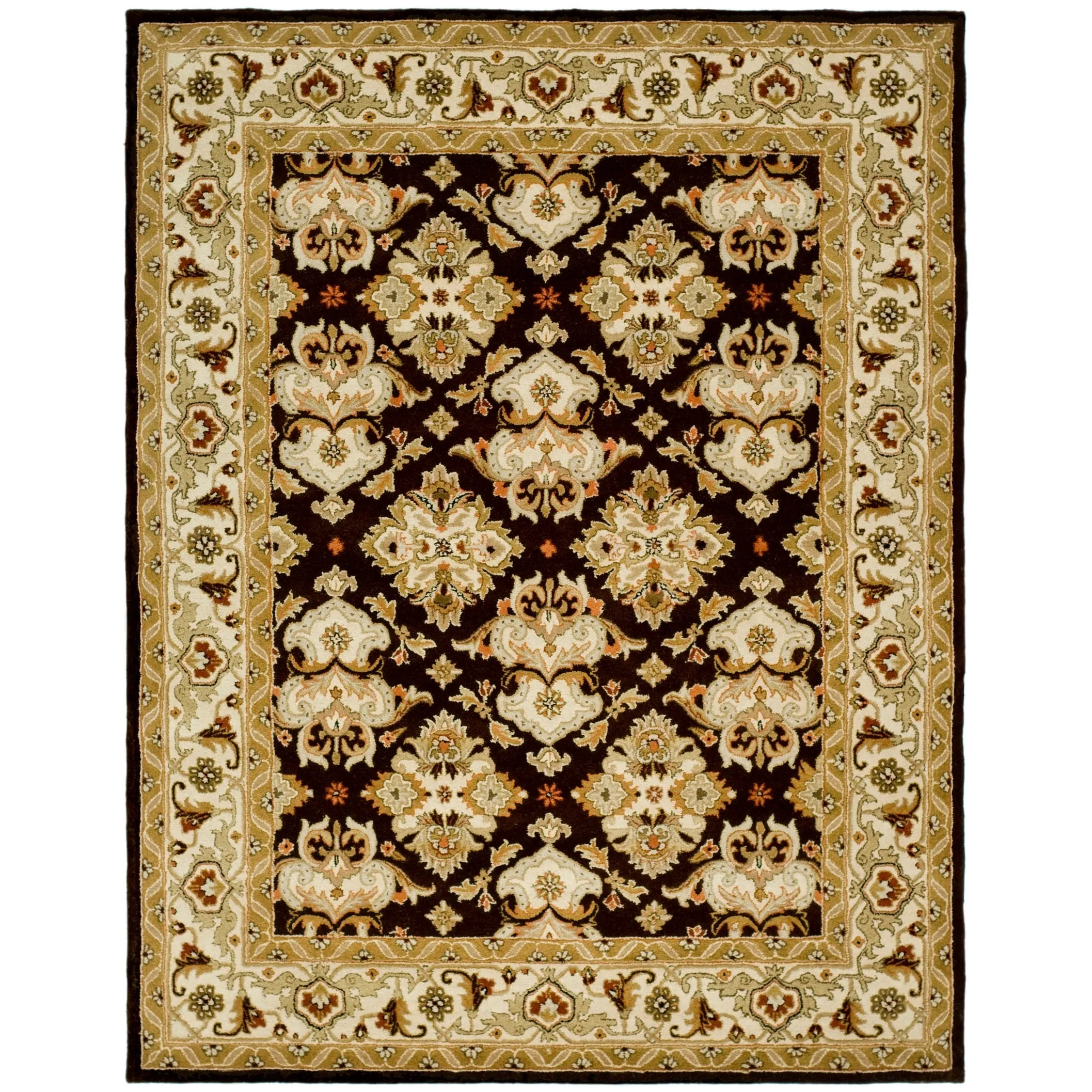 SAFAVIEH Handmade Heritage Ogee Dot Traditional Oriental Wool Rug
