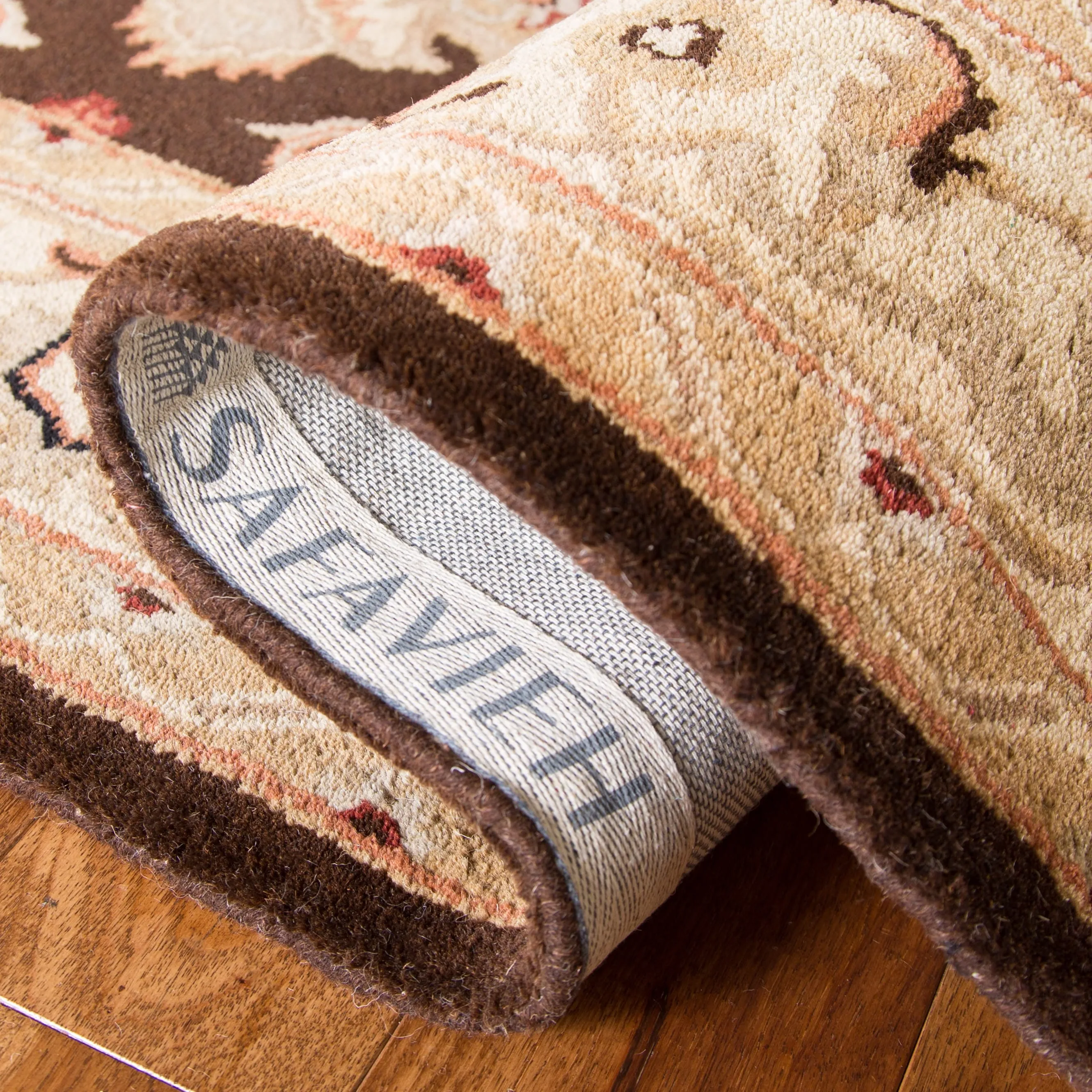SAFAVIEH Handmade Heritage Ogee Dot Traditional Oriental Wool Rug