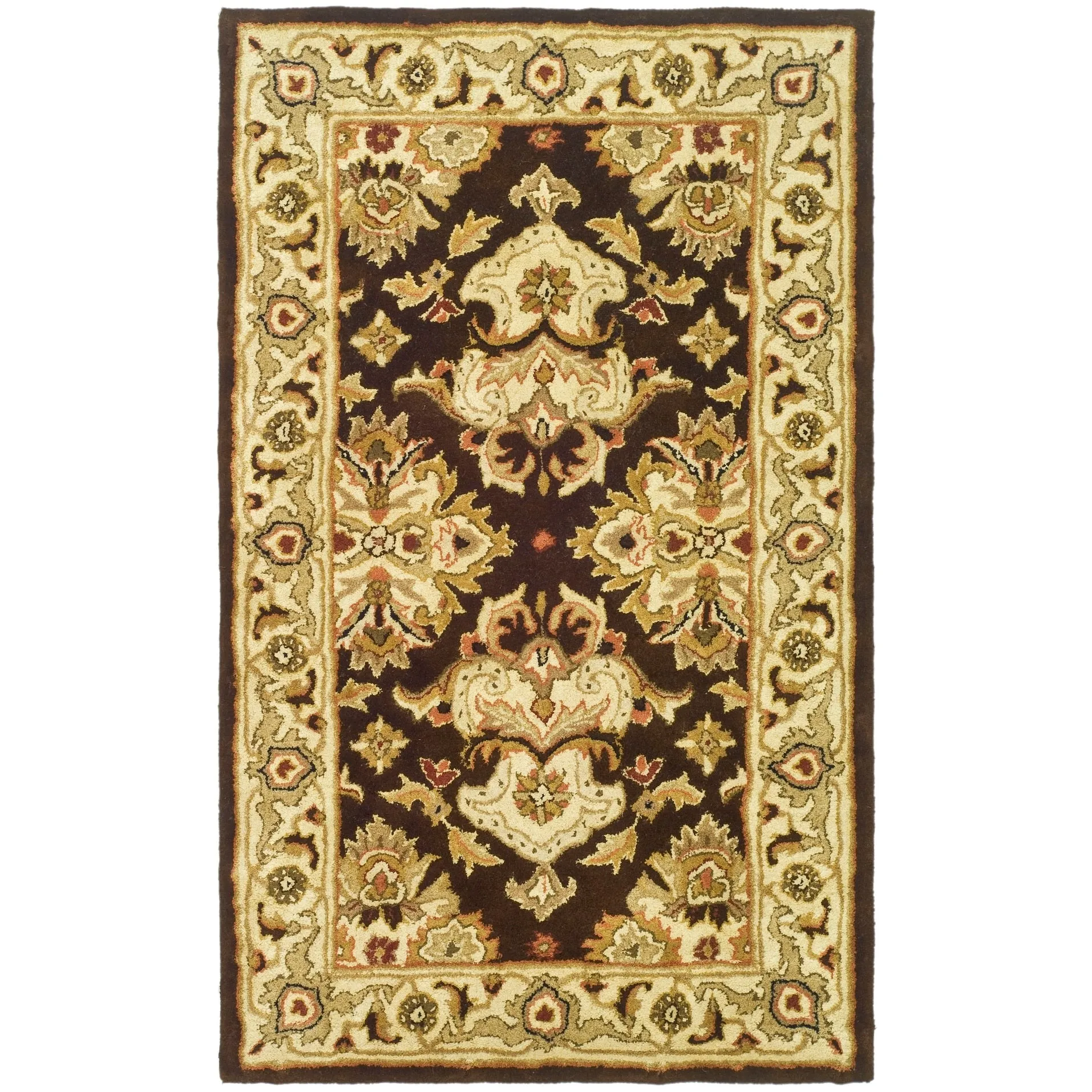 SAFAVIEH Handmade Heritage Ogee Dot Traditional Oriental Wool Rug