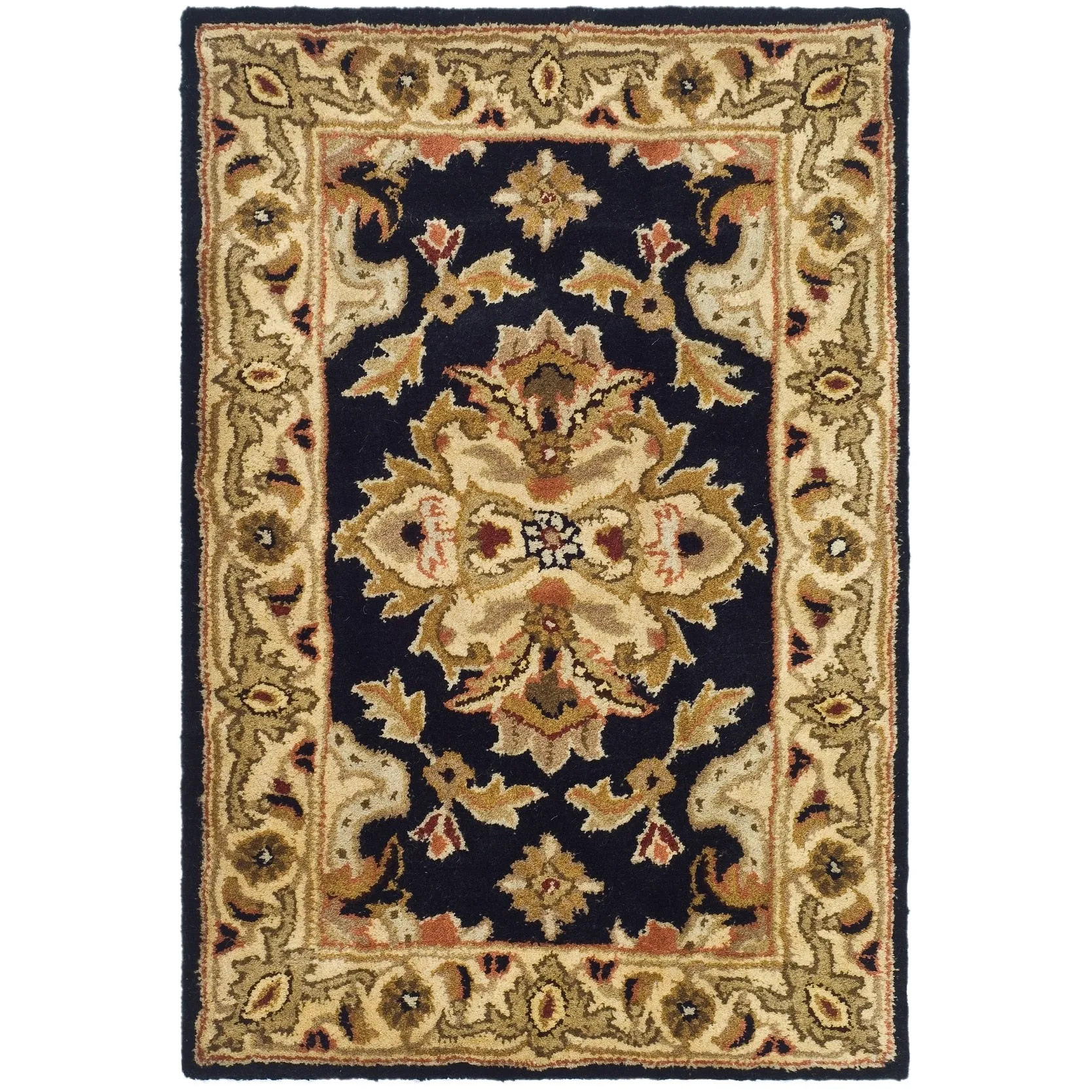 SAFAVIEH Handmade Heritage Ogee Dot Traditional Oriental Wool Rug