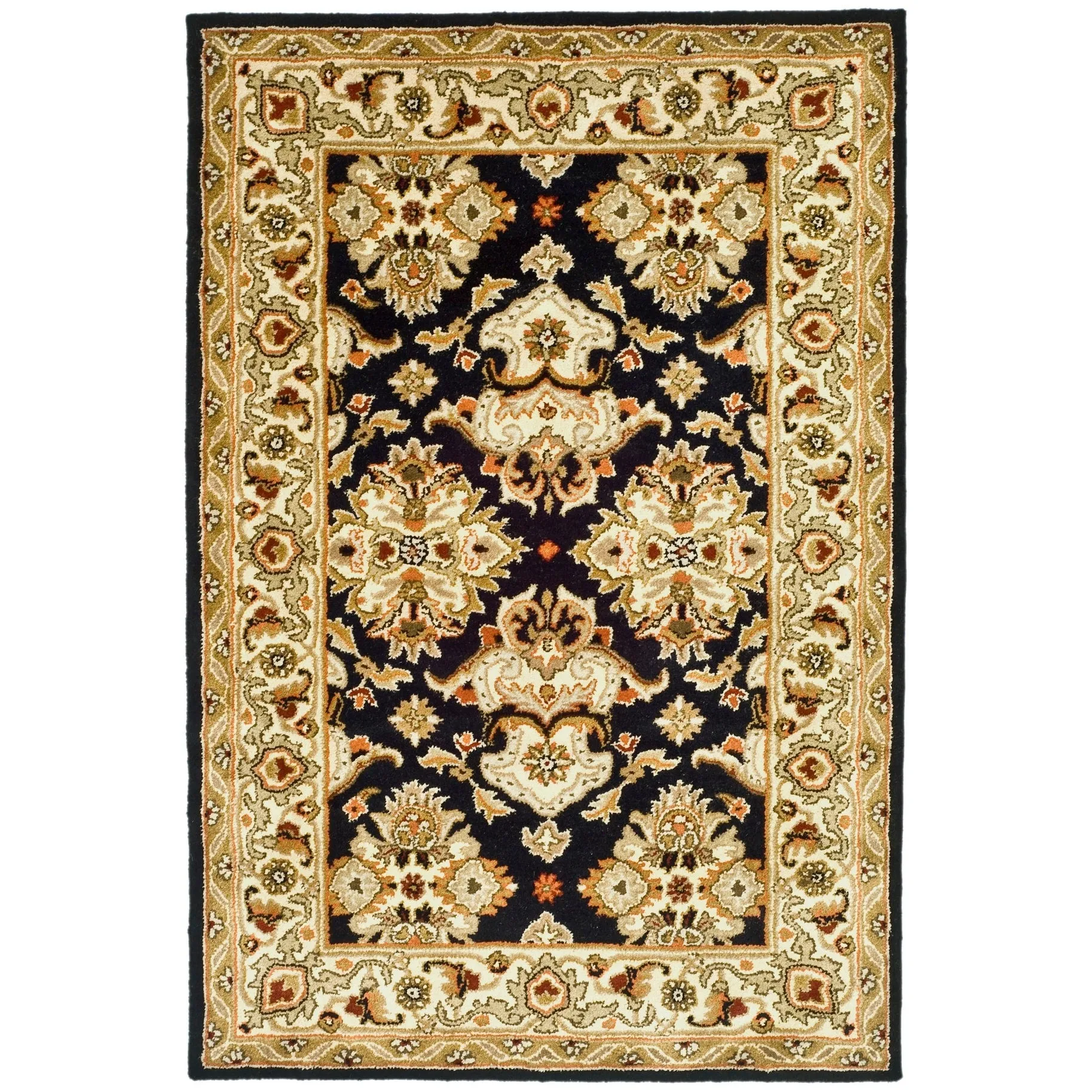 SAFAVIEH Handmade Heritage Ogee Dot Traditional Oriental Wool Rug