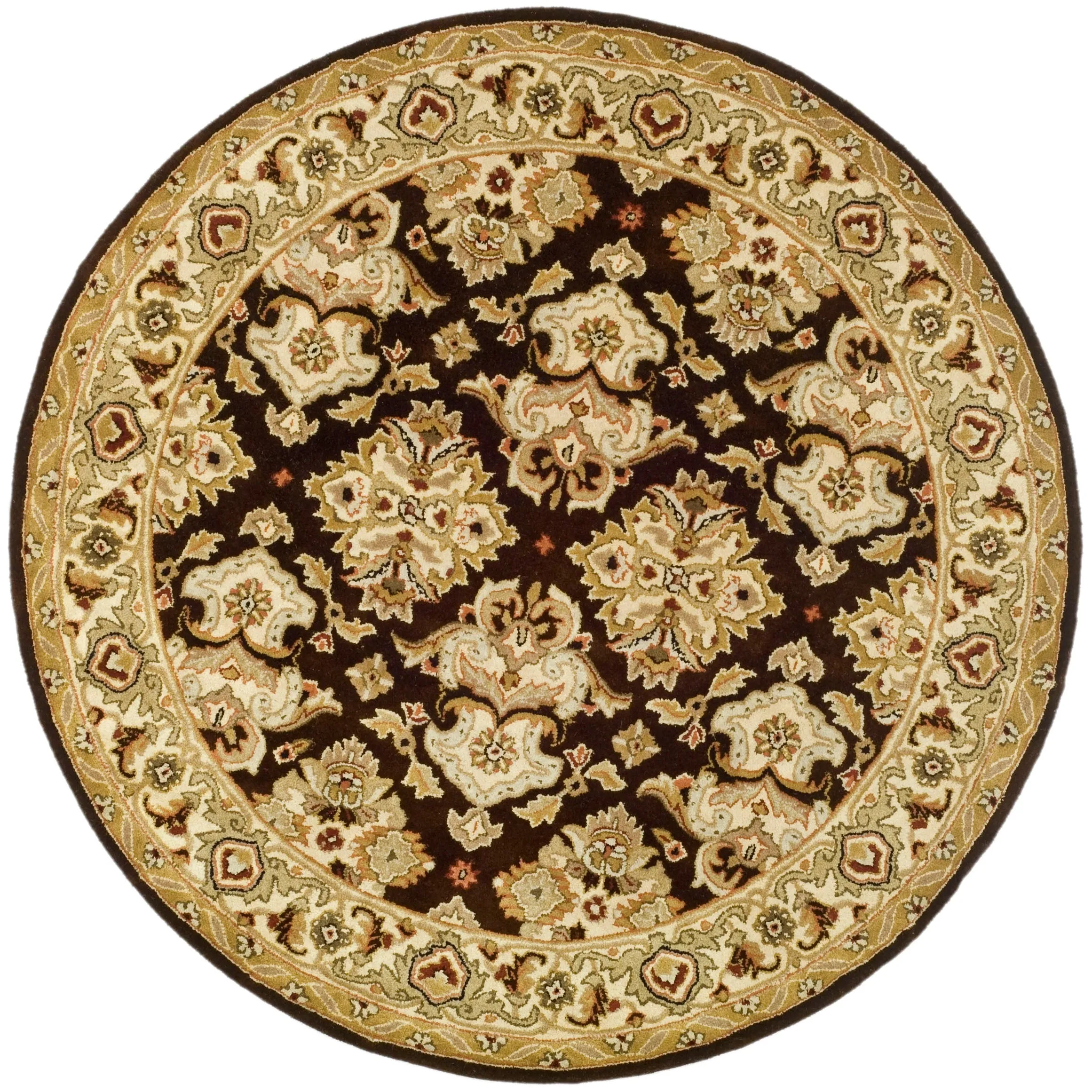 SAFAVIEH Handmade Heritage Ogee Dot Traditional Oriental Wool Rug
