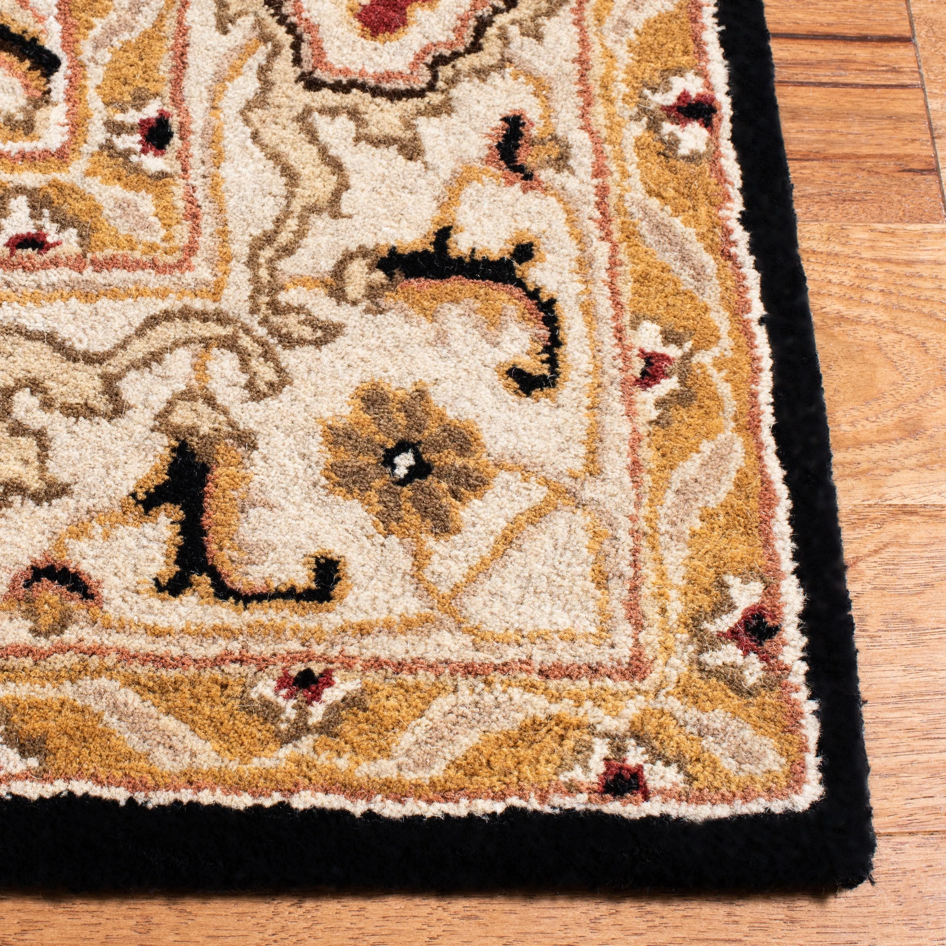 SAFAVIEH Handmade Heritage Ogee Dot Traditional Oriental Wool Rug