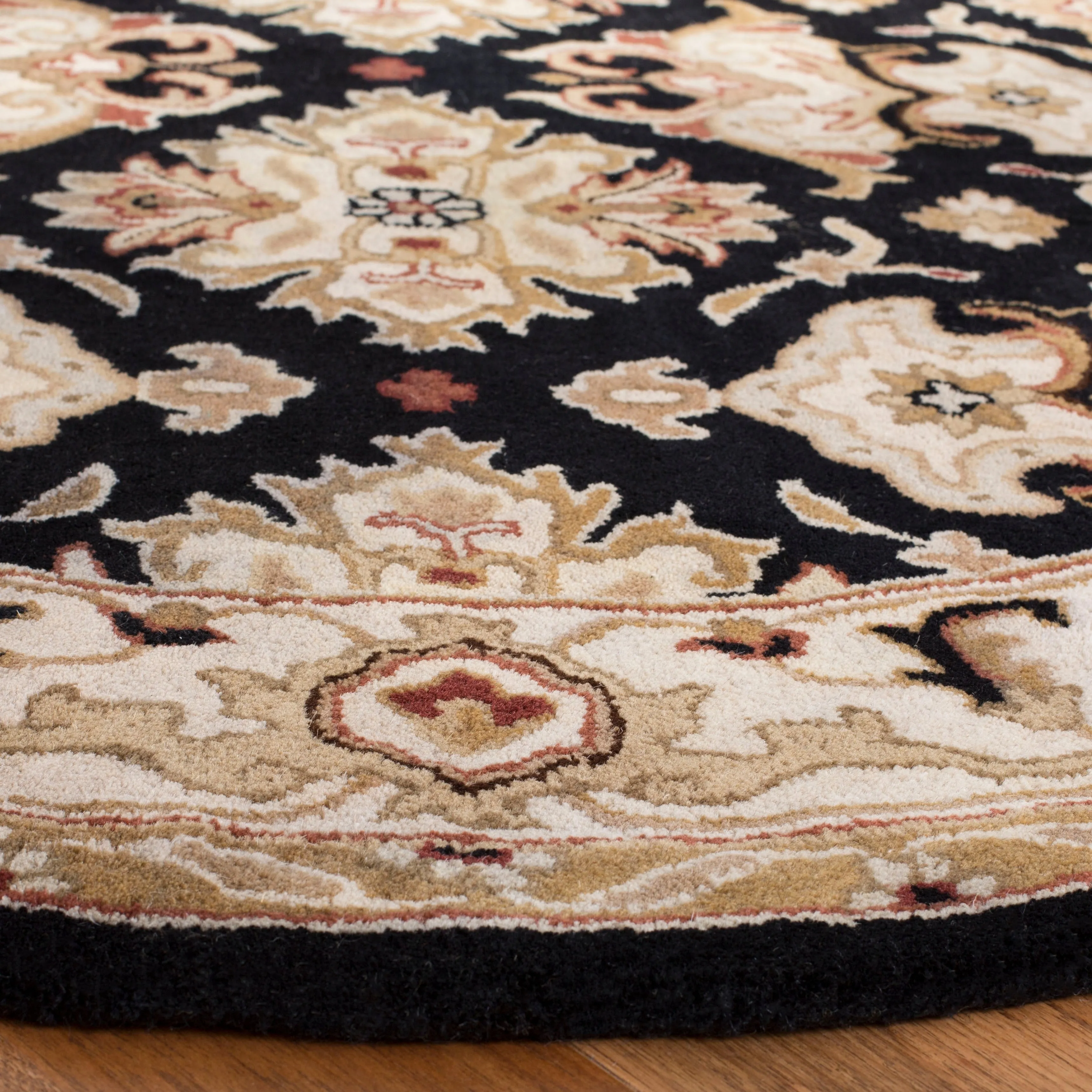 SAFAVIEH Handmade Heritage Ogee Dot Traditional Oriental Wool Rug