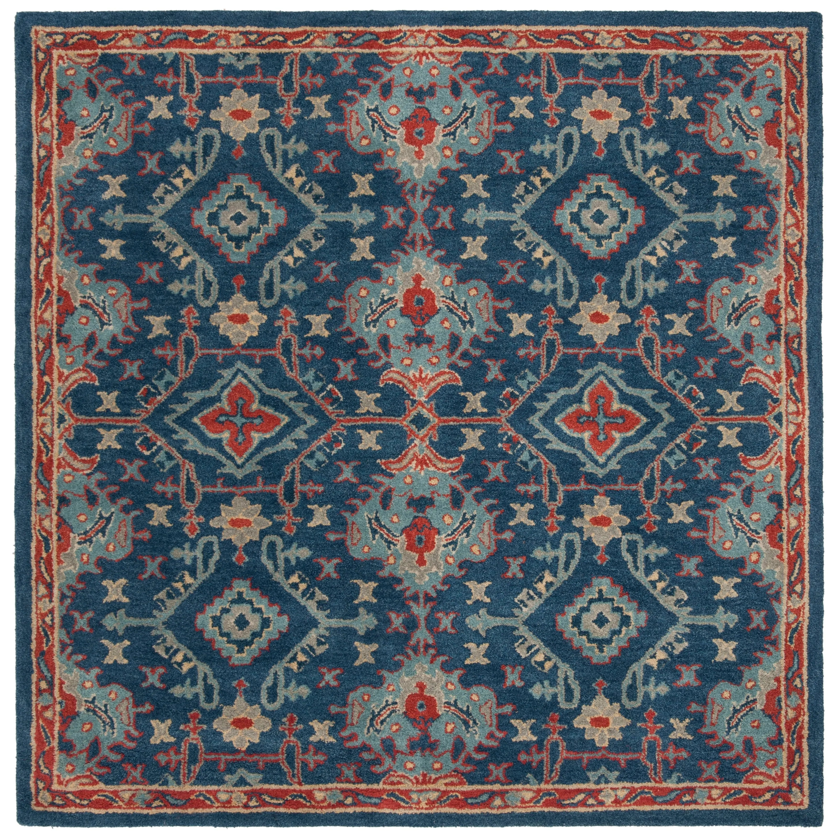 SAFAVIEH Handmade Heritage Pauliina Traditional Oriental Wool Rug