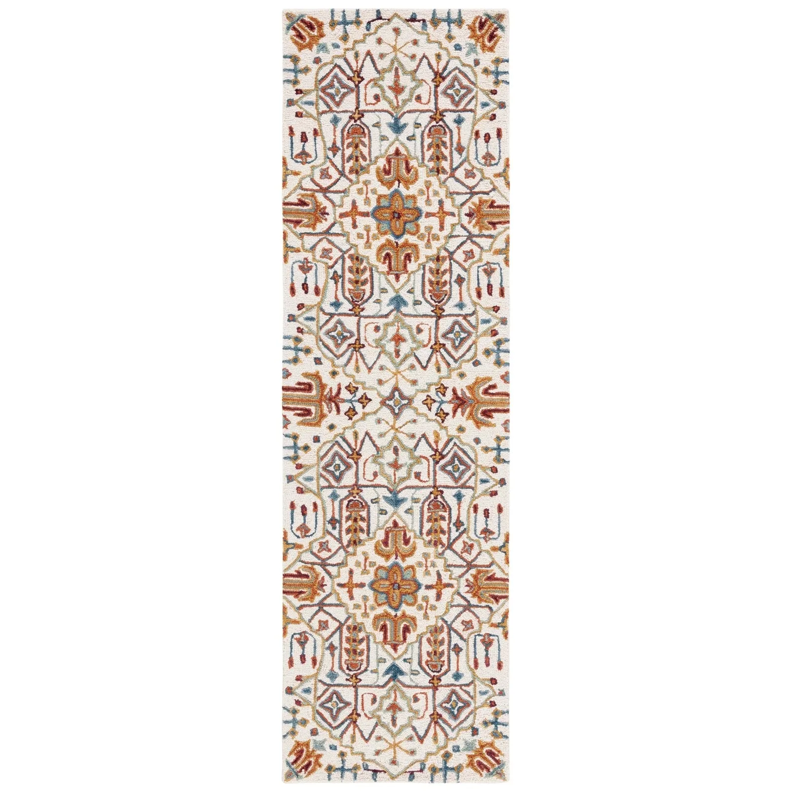 SAFAVIEH Handmade Heritage Snjolaug Floral Wool Rug