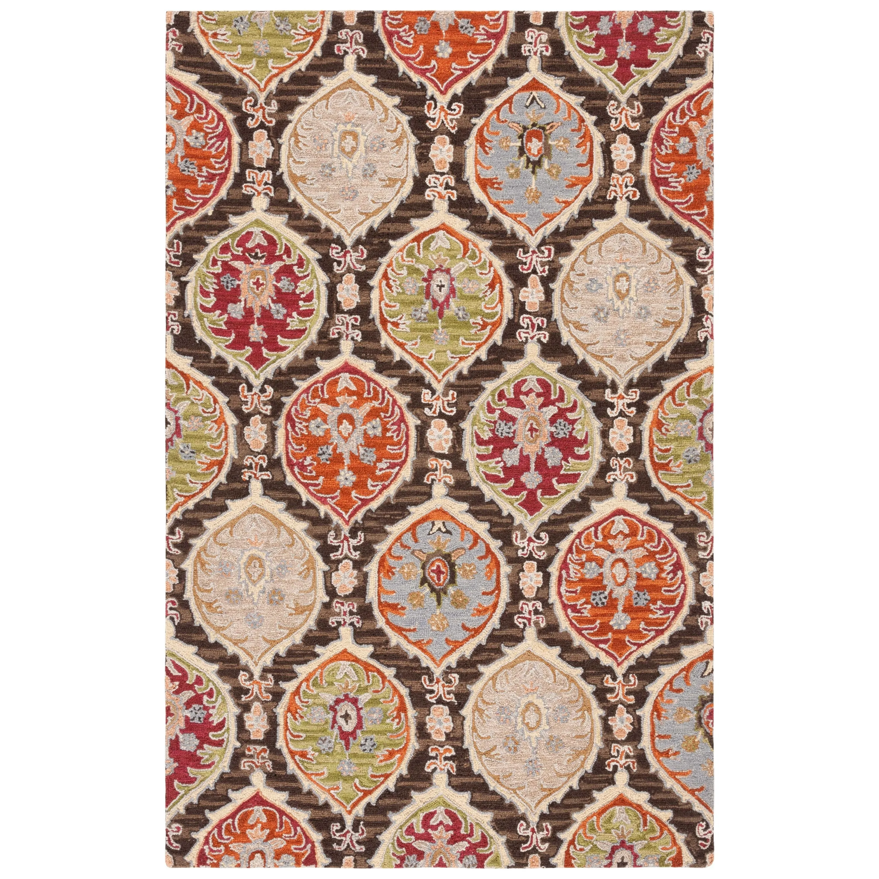 SAFAVIEH Handmade Heritage Stanka Traditional Wool Rug