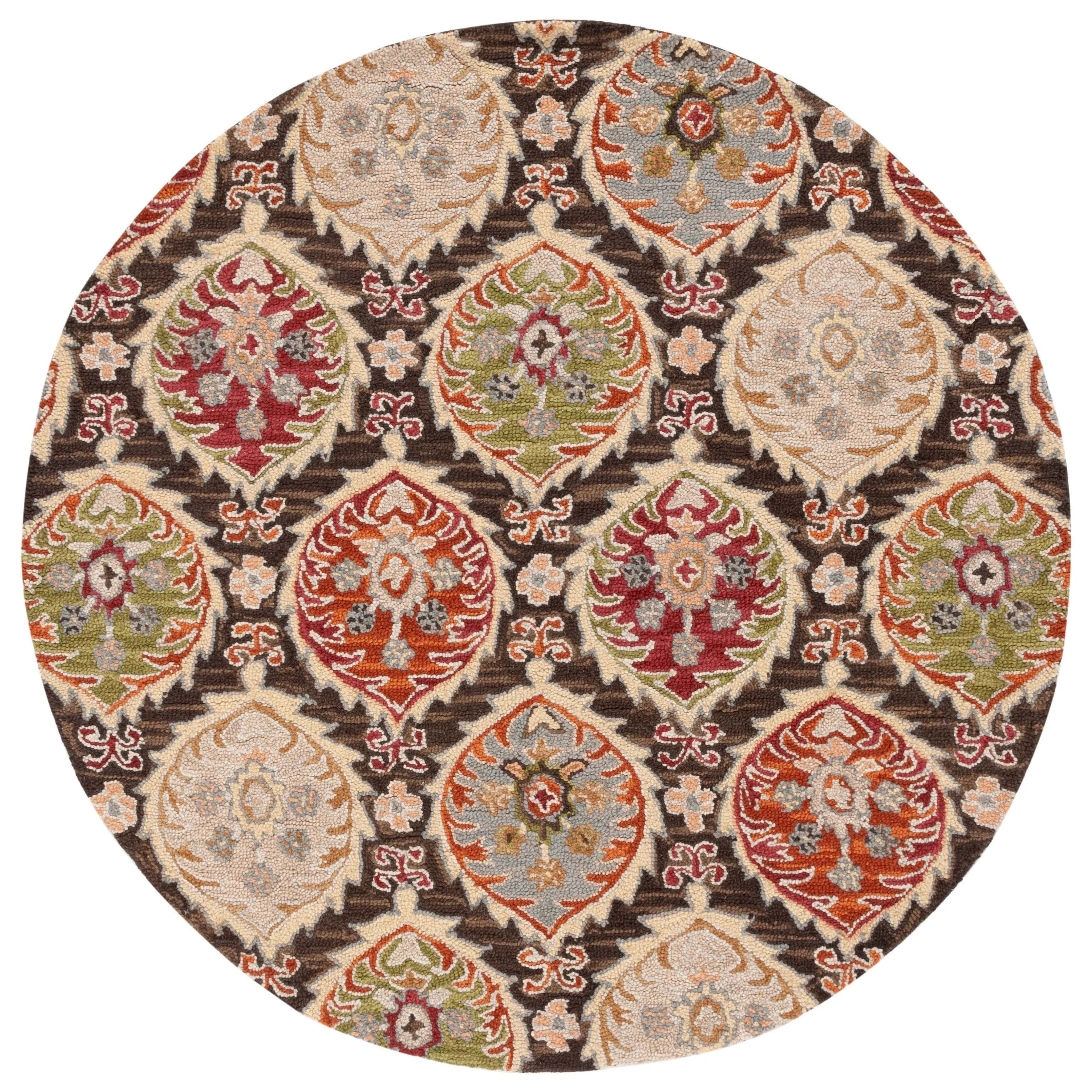 SAFAVIEH Handmade Heritage Stanka Traditional Wool Rug