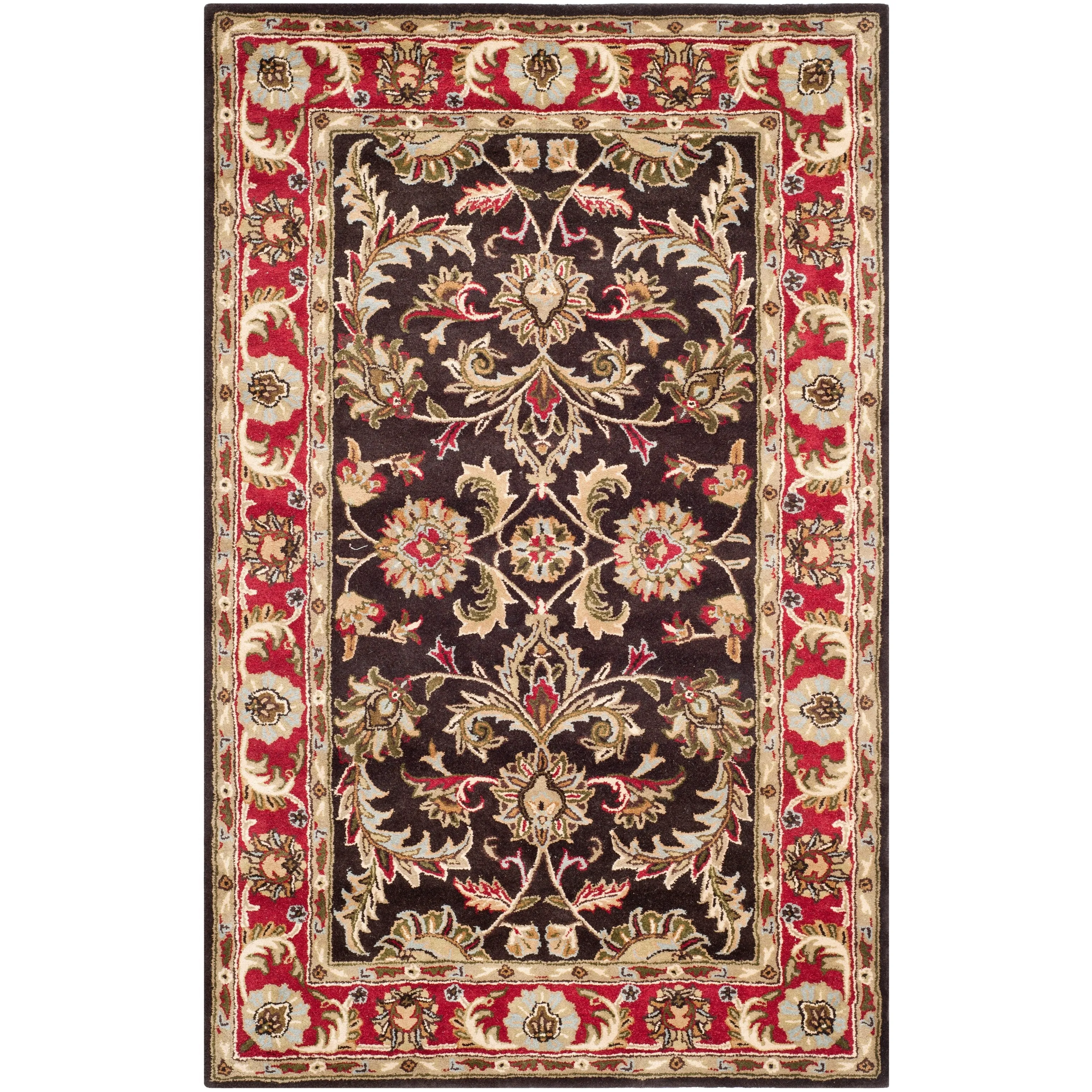 SAFAVIEH Handmade Heritage Tangier Traditional Oriental Wool Rug