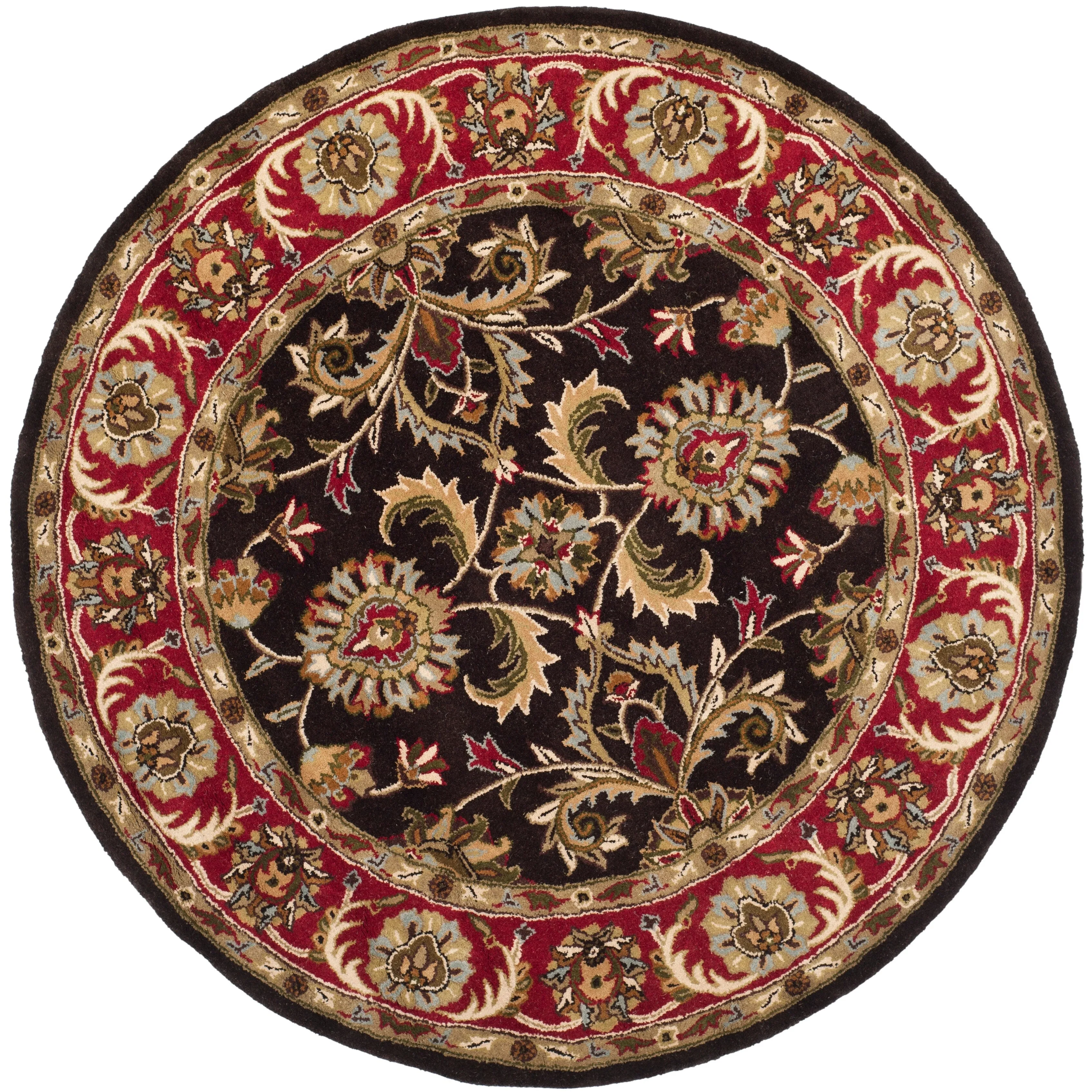 SAFAVIEH Handmade Heritage Tangier Traditional Oriental Wool Rug