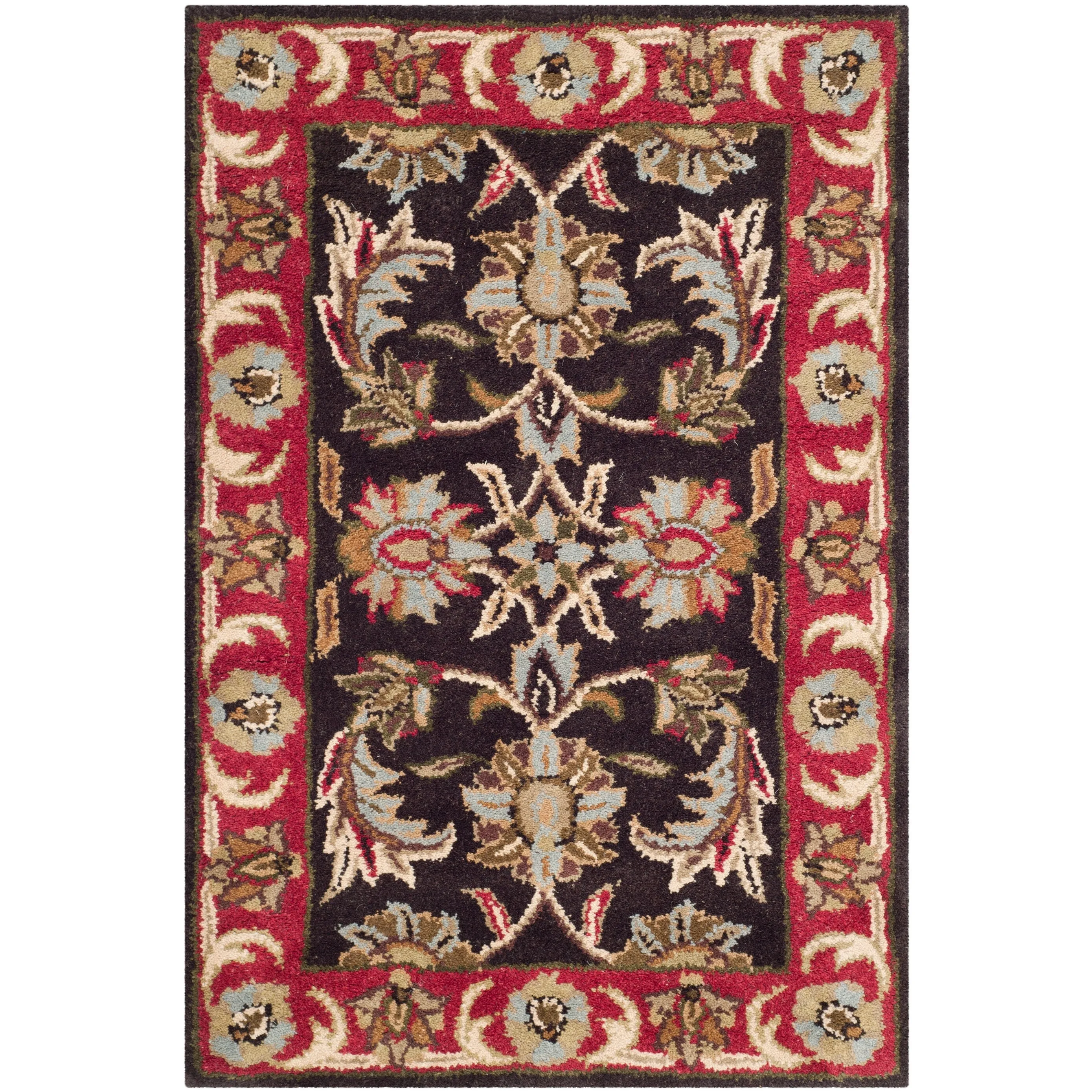 SAFAVIEH Handmade Heritage Tangier Traditional Oriental Wool Rug