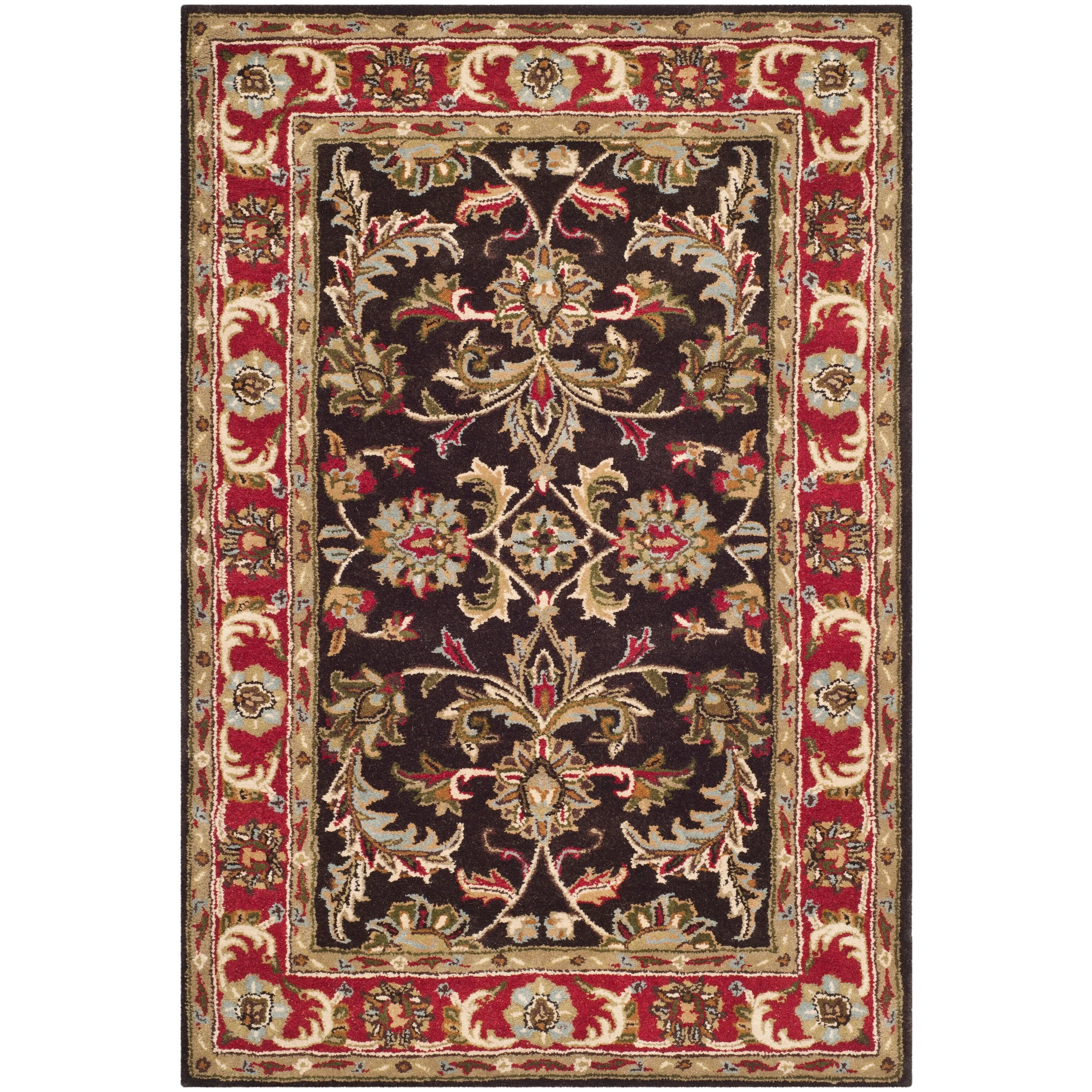 SAFAVIEH Handmade Heritage Tangier Traditional Oriental Wool Rug