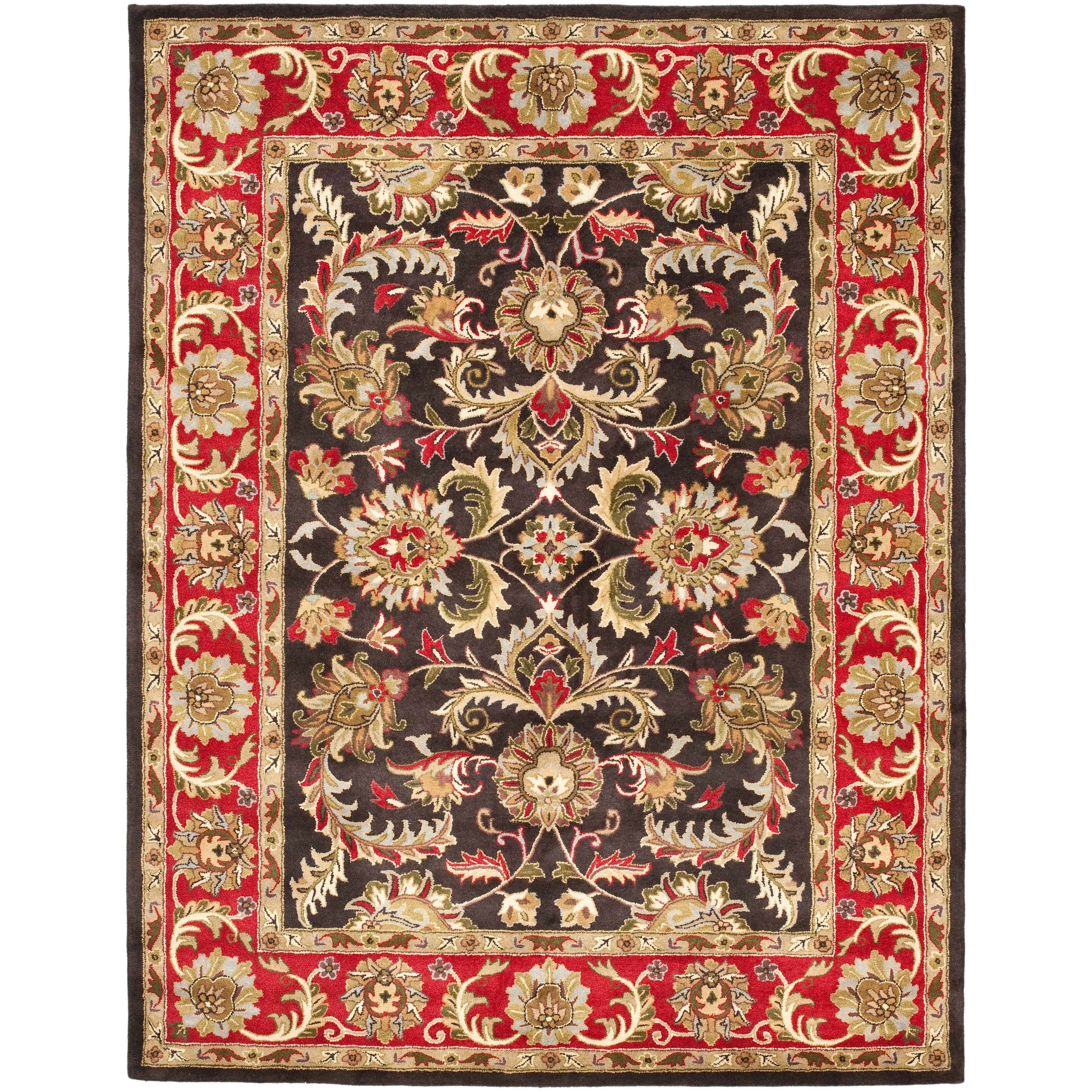 SAFAVIEH Handmade Heritage Tangier Traditional Oriental Wool Rug