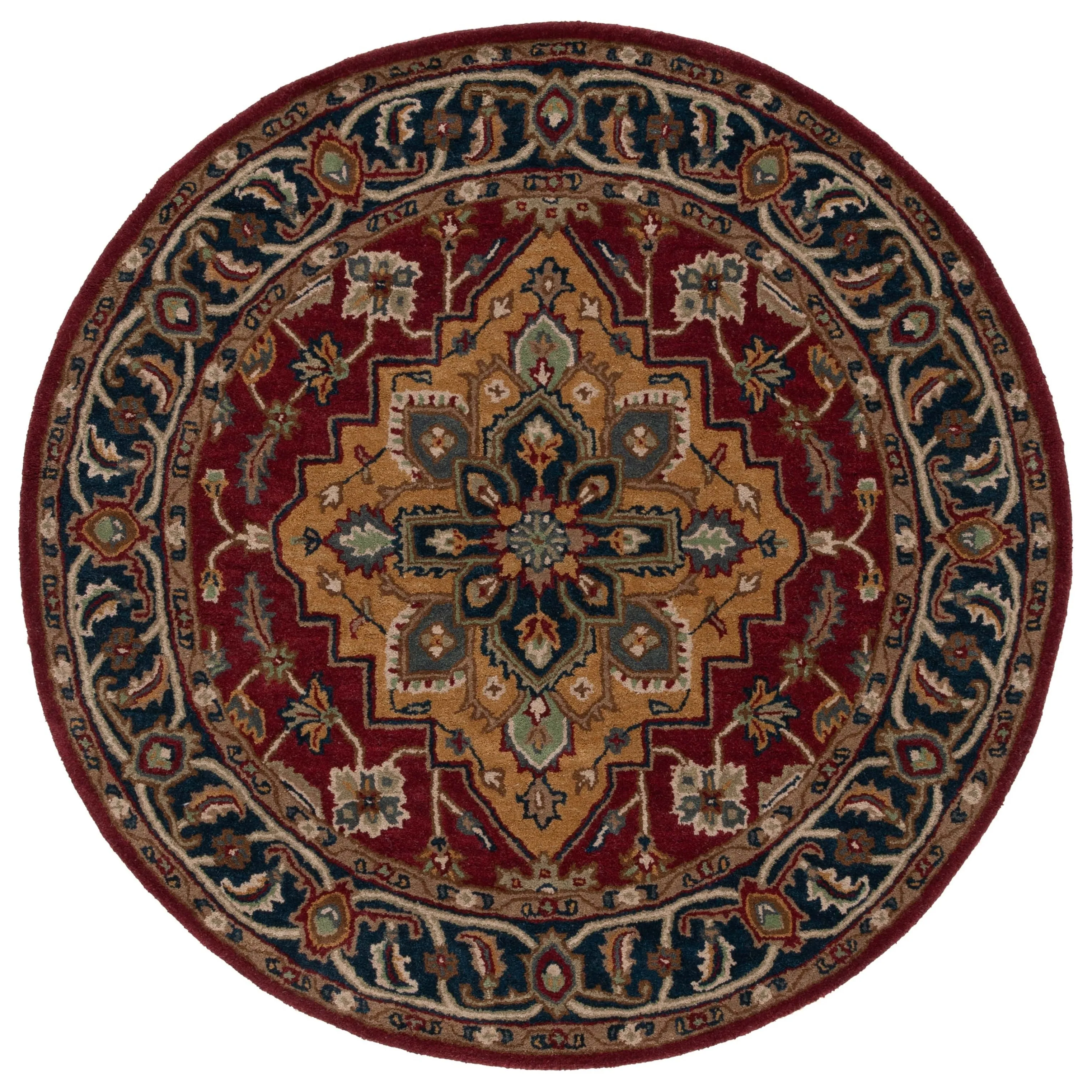 SAFAVIEH Handmade Heritage Tieneke Traditional Wool Rug