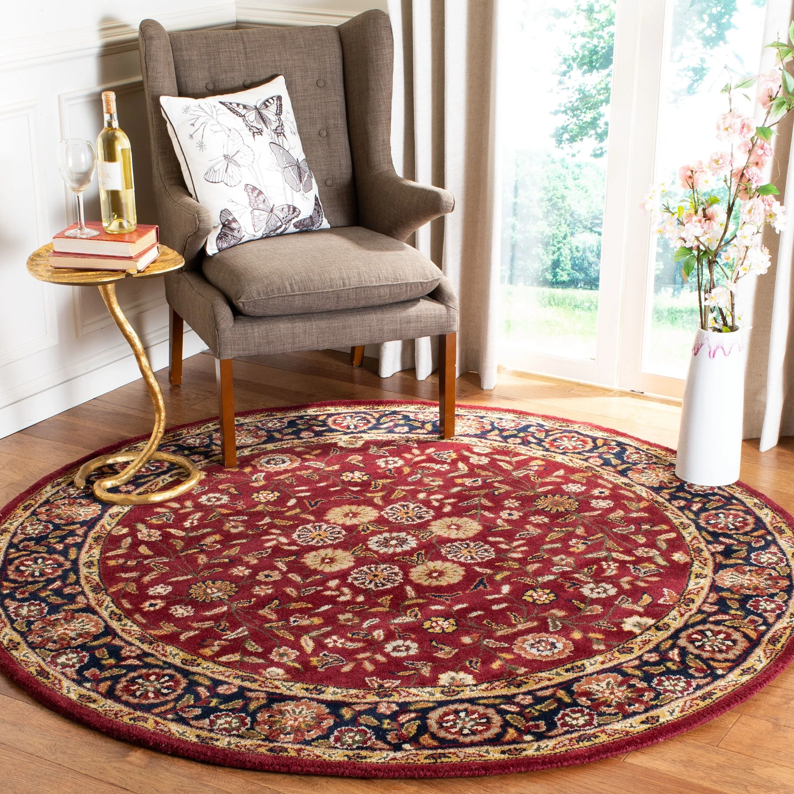 SAFAVIEH Handmade Heritage Tunde Traditional Oriental Wool Rug
