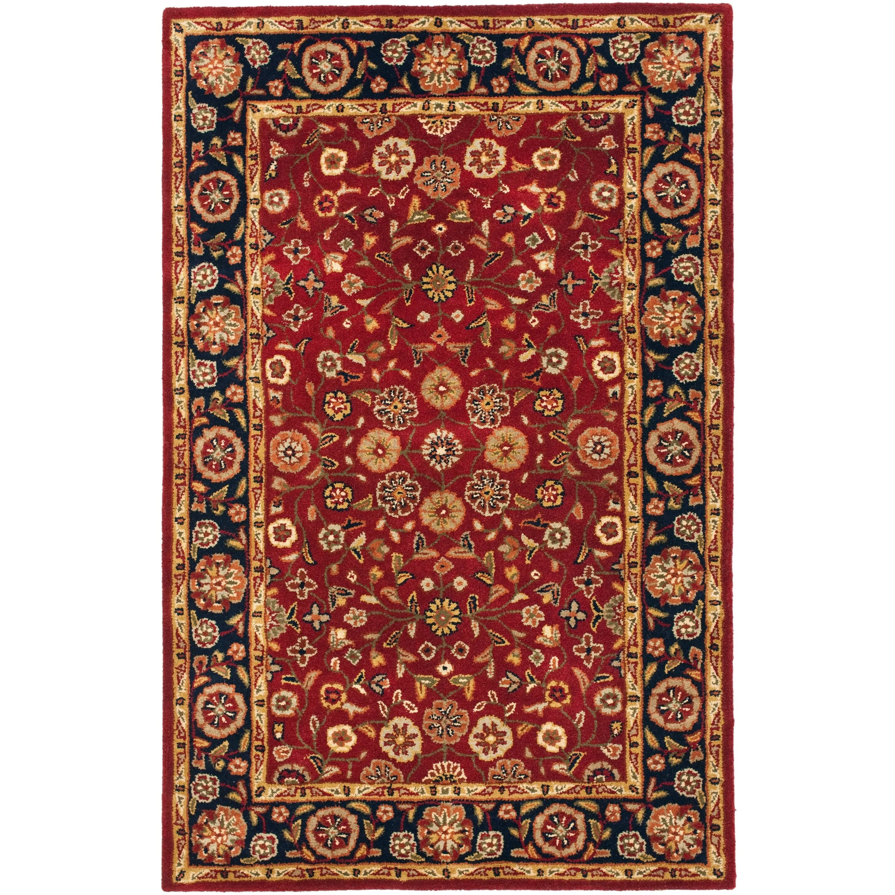 SAFAVIEH Handmade Heritage Tunde Traditional Oriental Wool Rug
