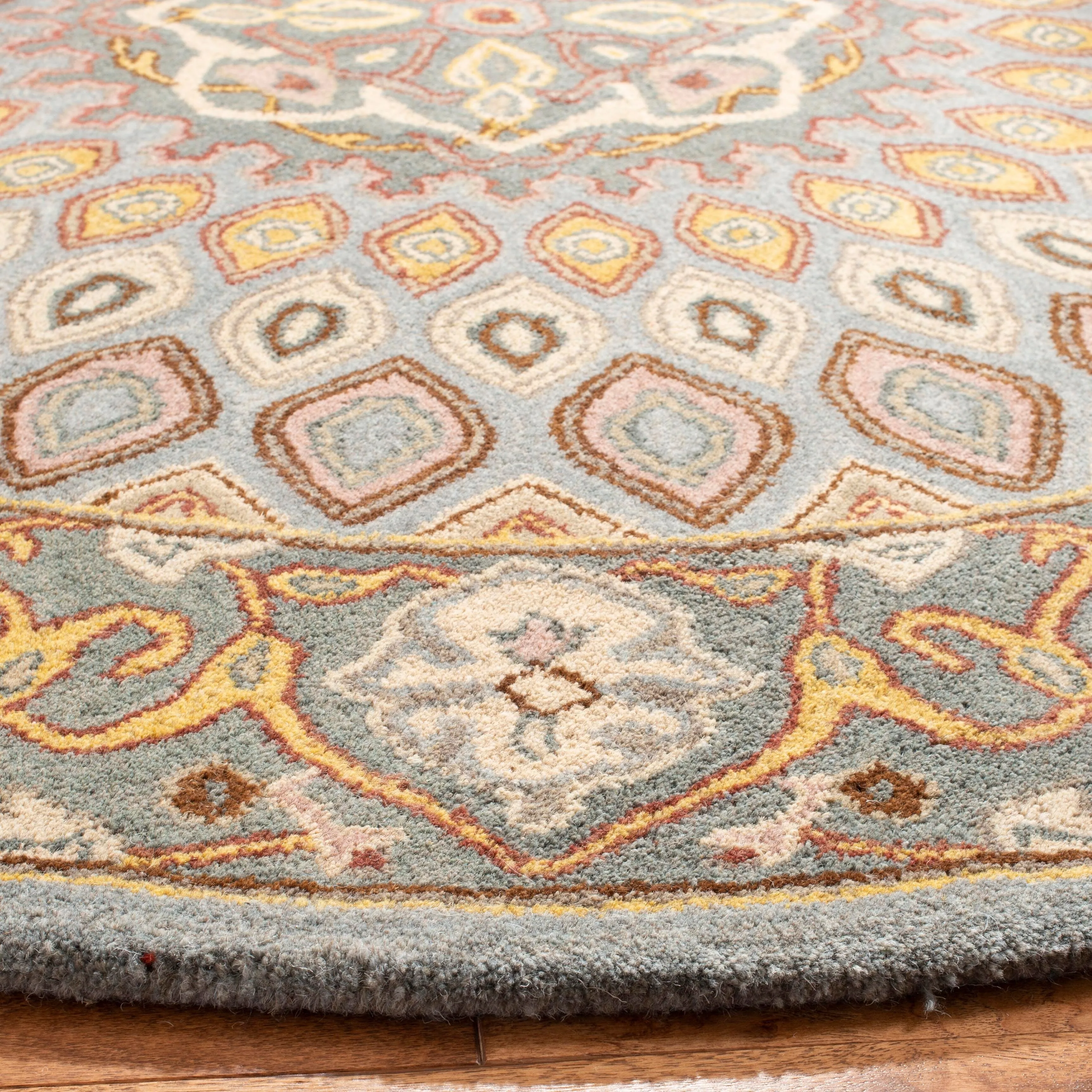 SAFAVIEH Handmade Heritage Wayfarer Traditional Oriental Wool Rug