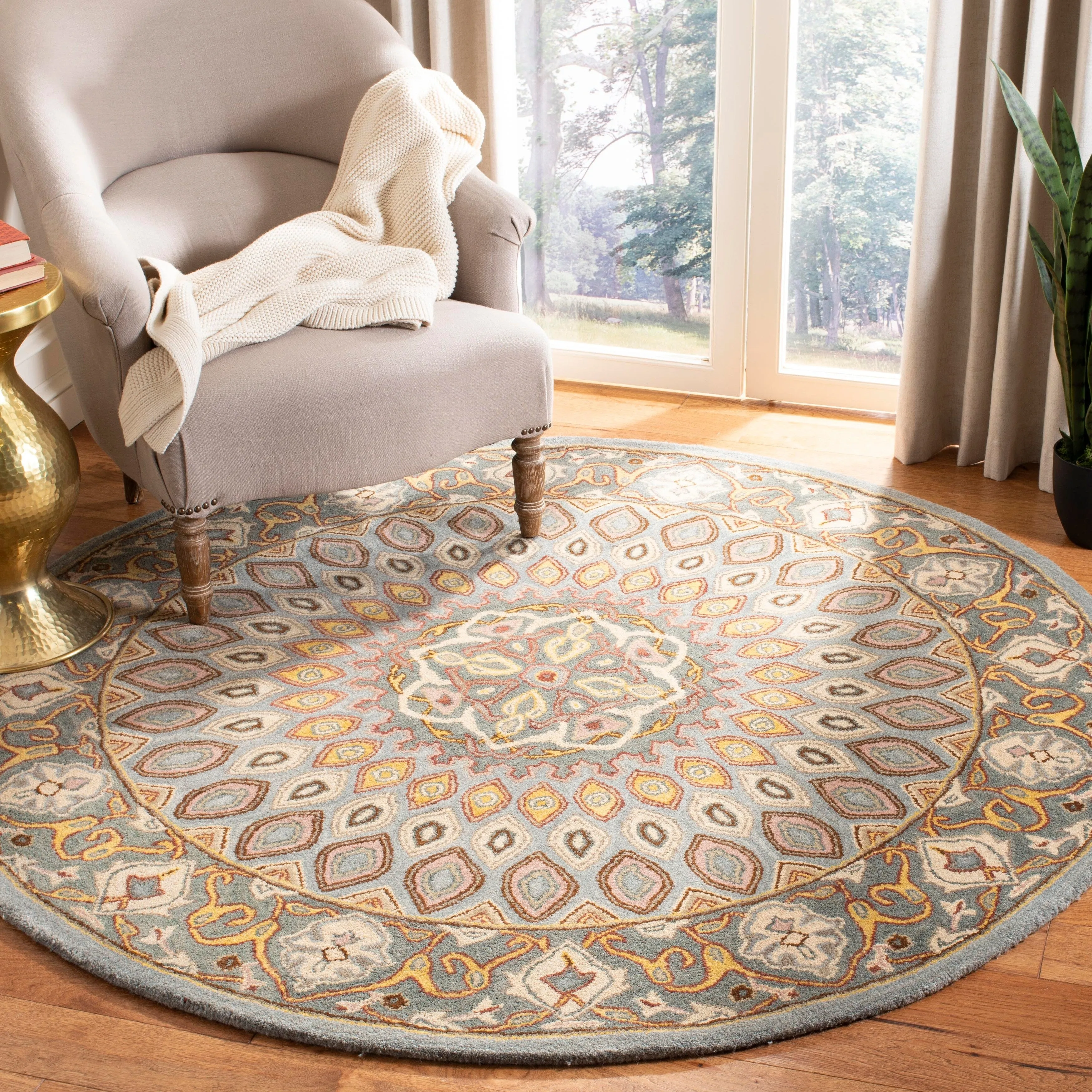 SAFAVIEH Handmade Heritage Wayfarer Traditional Oriental Wool Rug