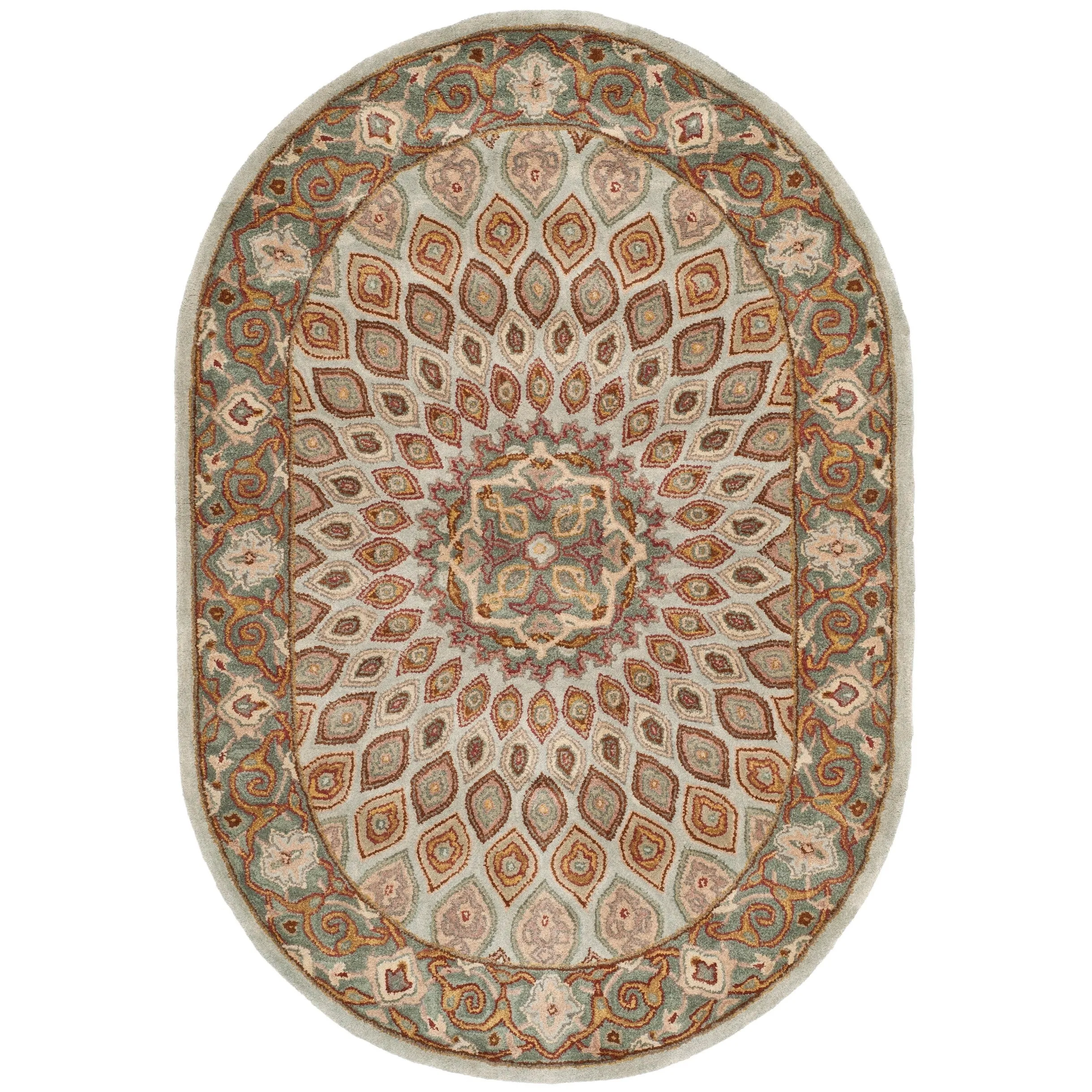 SAFAVIEH Handmade Heritage Wayfarer Traditional Oriental Wool Rug