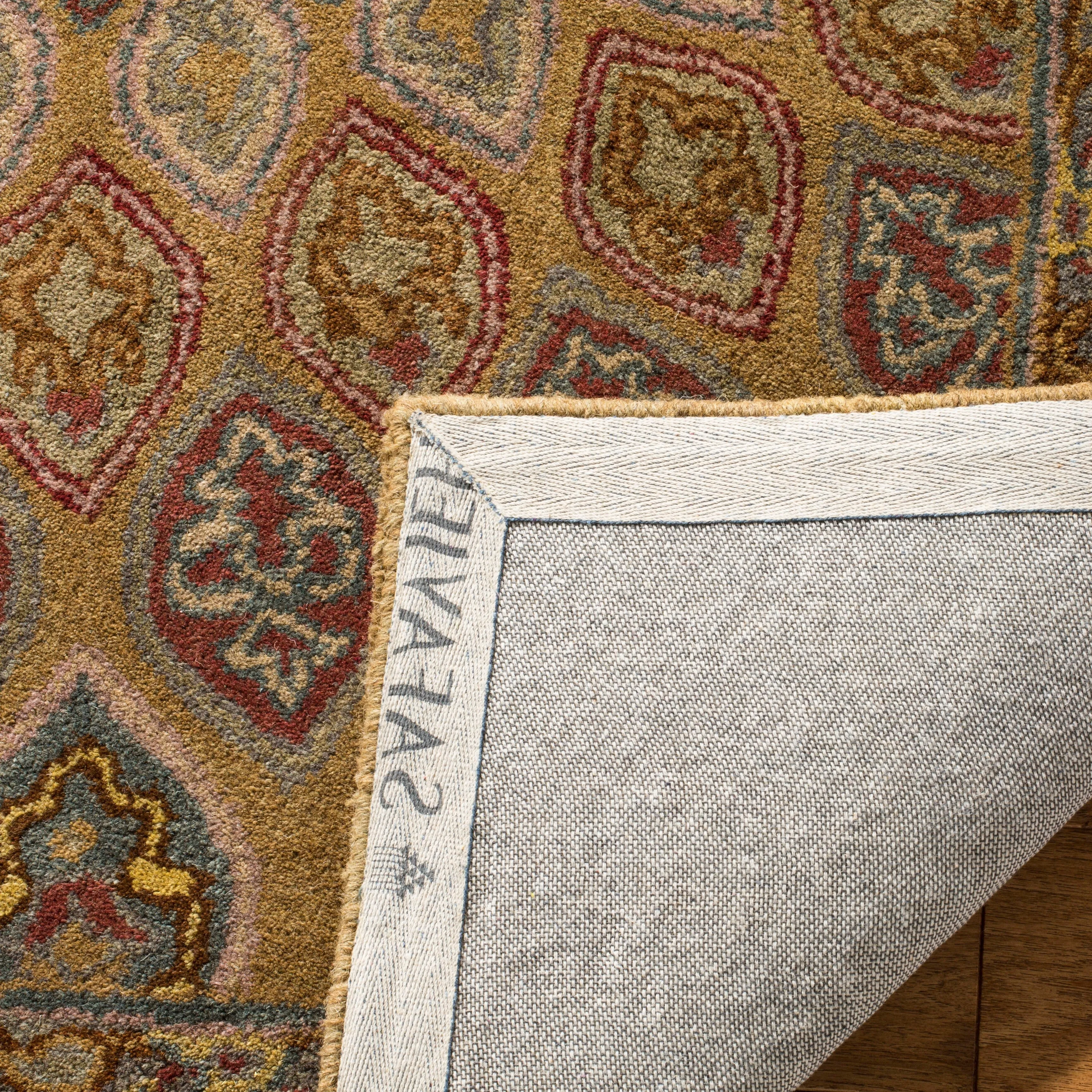 SAFAVIEH Handmade Heritage Wayfarer Traditional Oriental Wool Rug