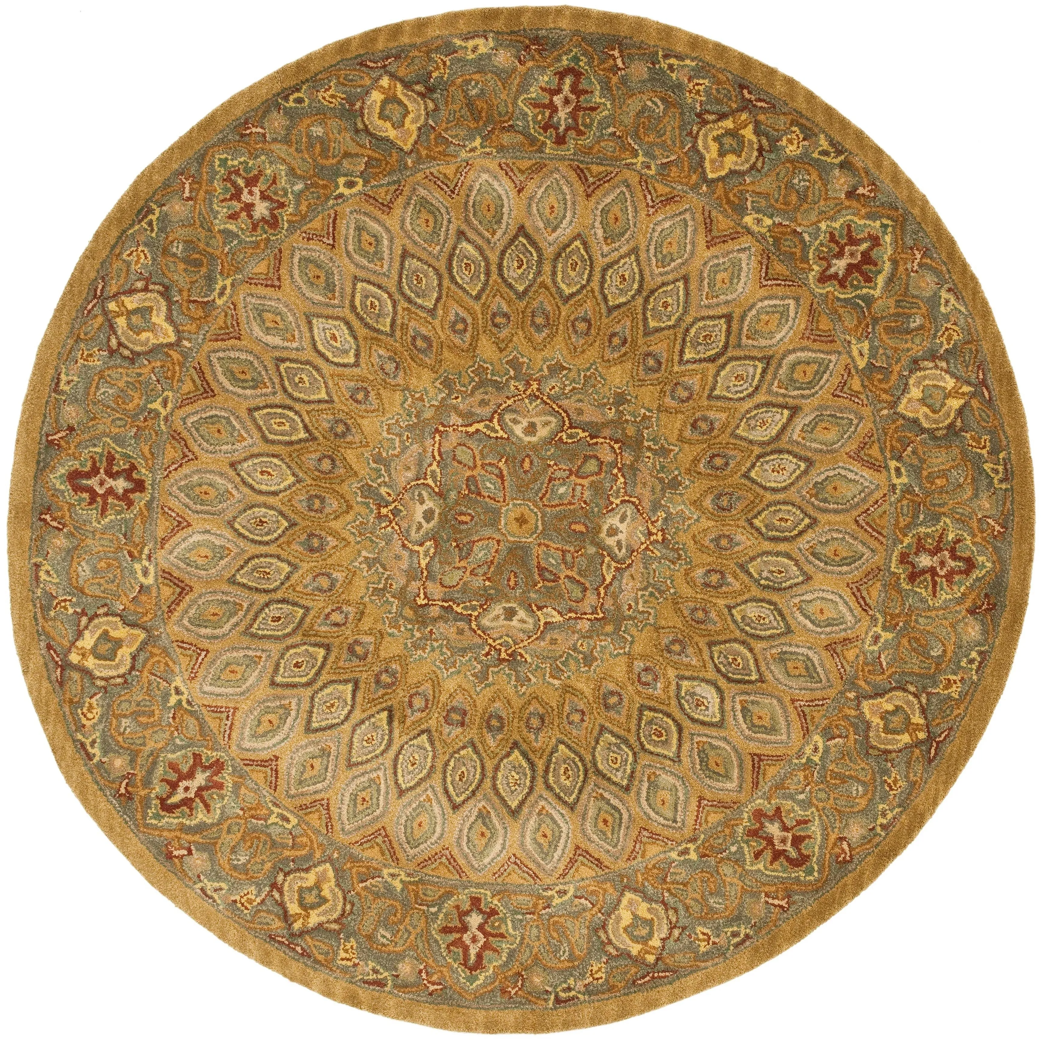 SAFAVIEH Handmade Heritage Wayfarer Traditional Oriental Wool Rug