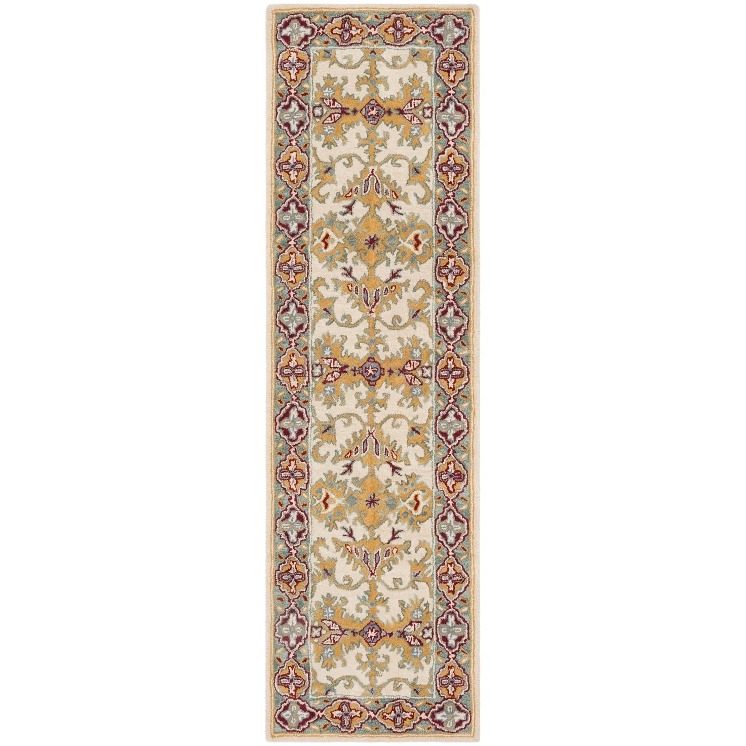 SAFAVIEH Handmade Heritage Wildfire Traditional Oriental Wool Rug