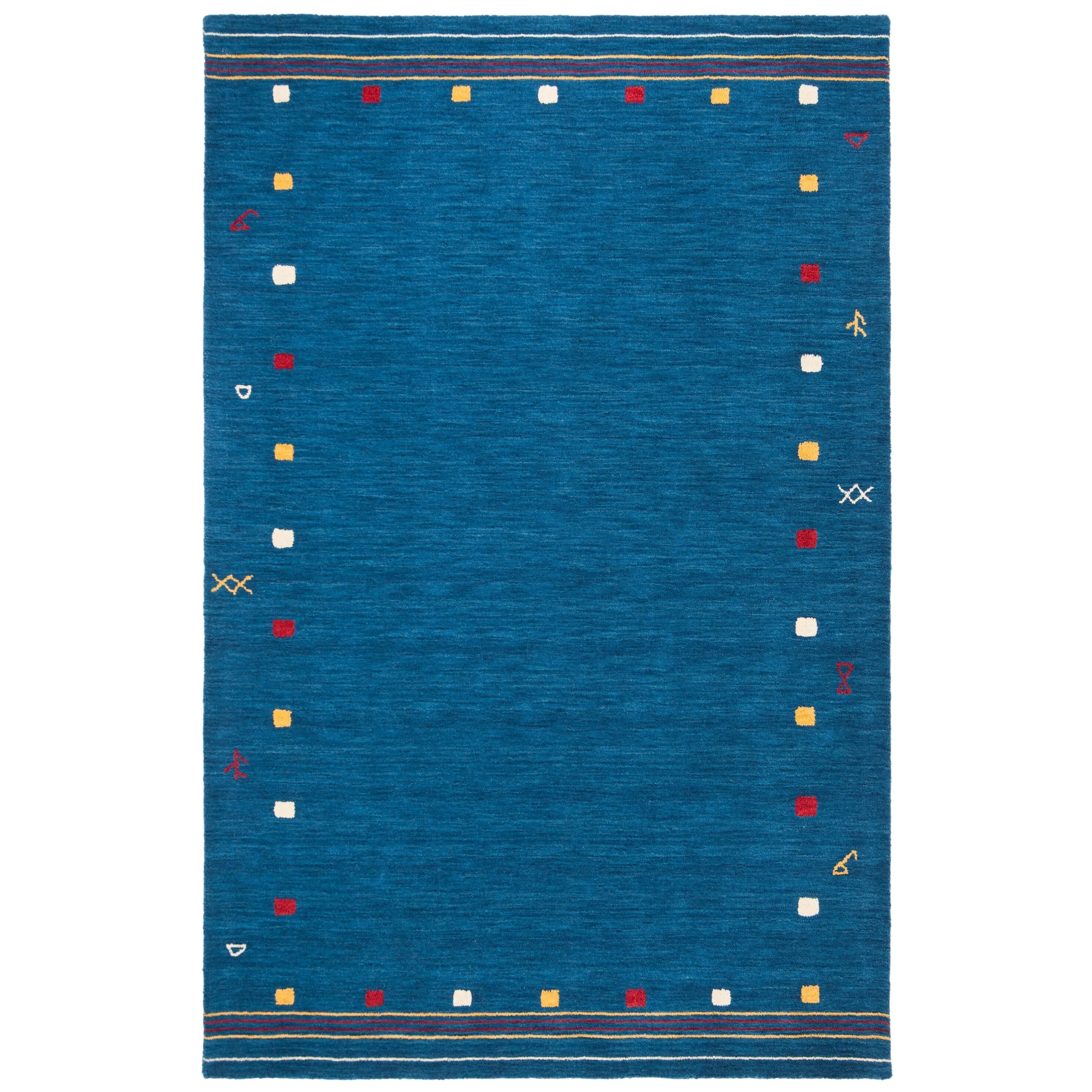 SAFAVIEH Handmade Himalaya Annelene Border Wool Rug