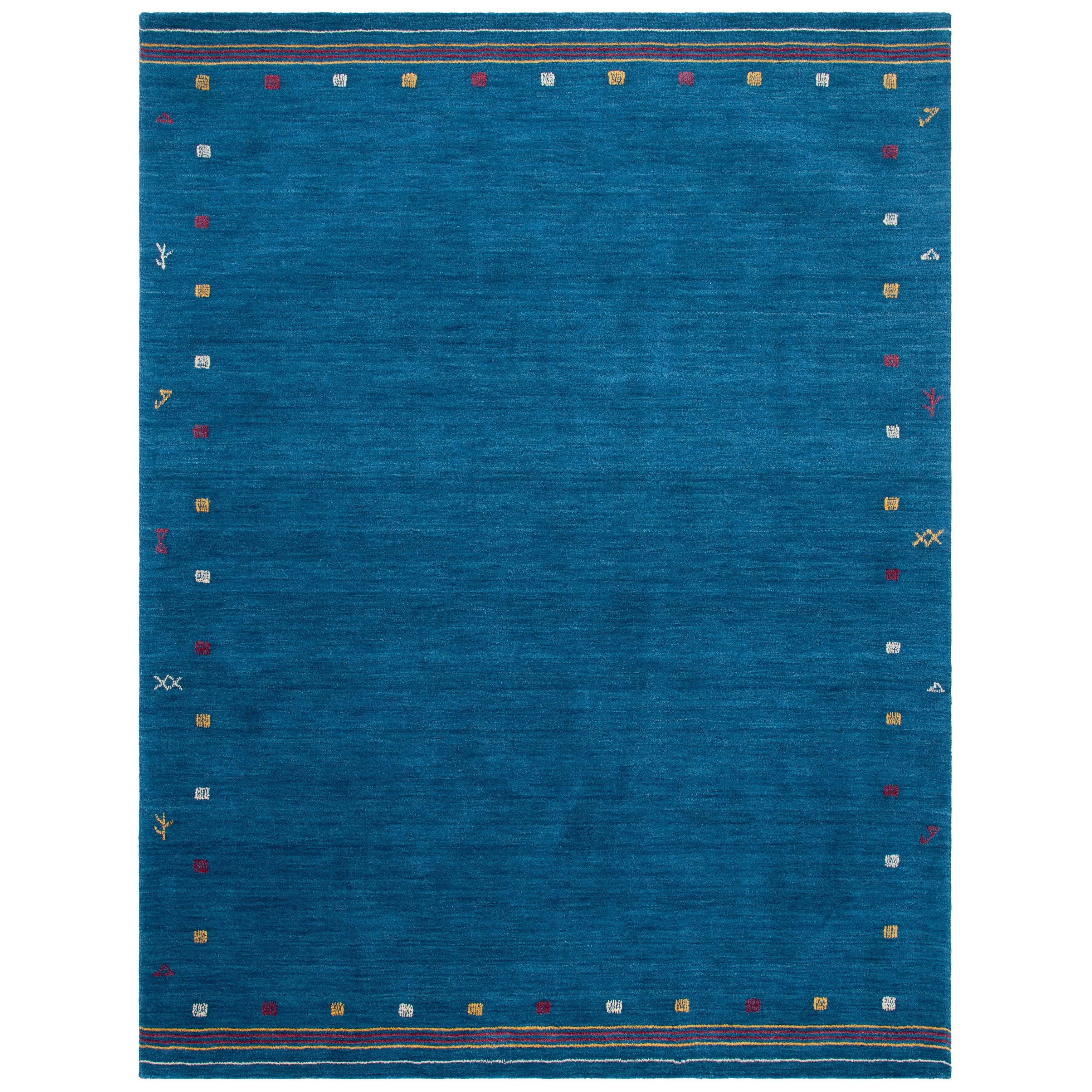 SAFAVIEH Handmade Himalaya Annelene Border Wool Rug