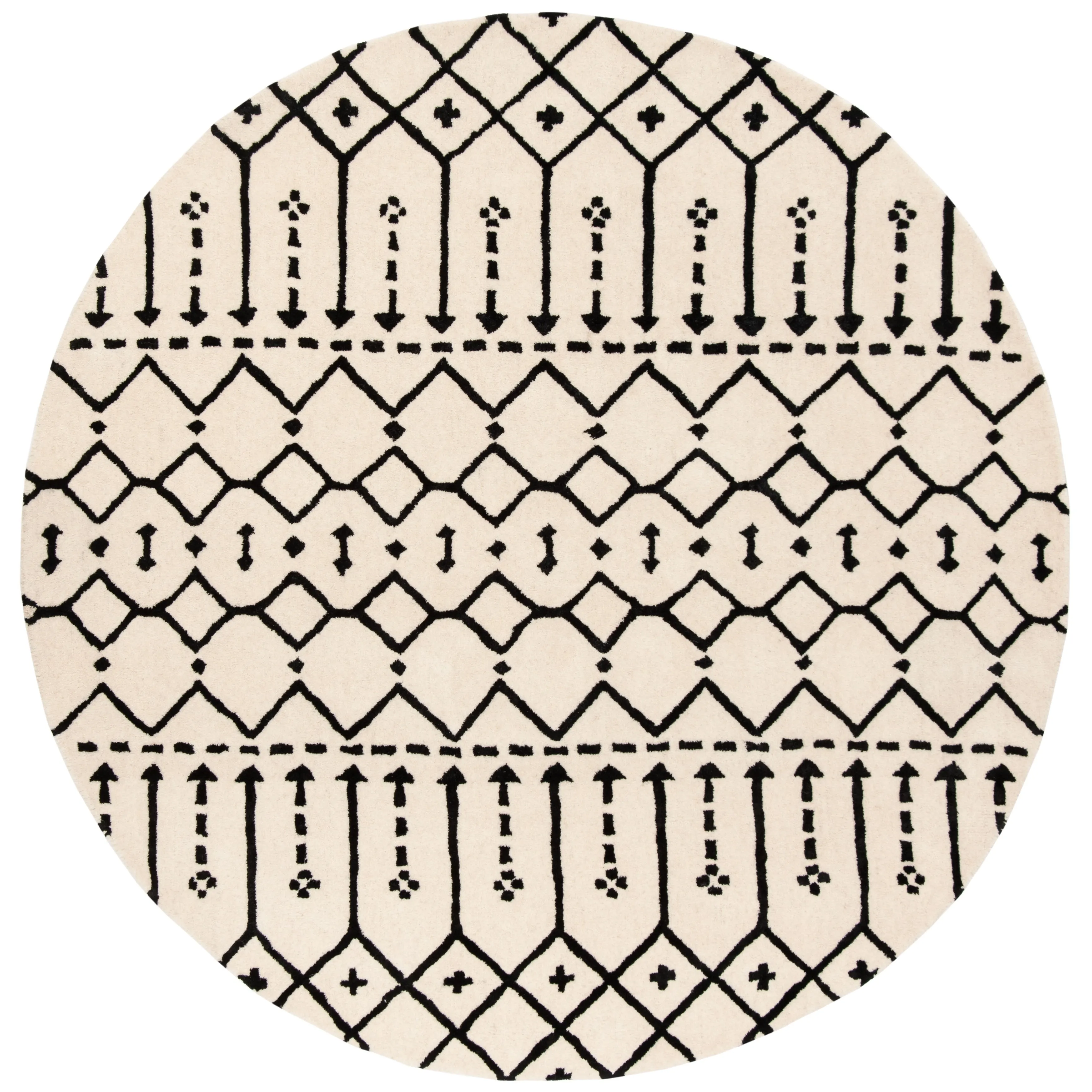 SAFAVIEH Handmade Himalaya Parasols Modern Wool Rug