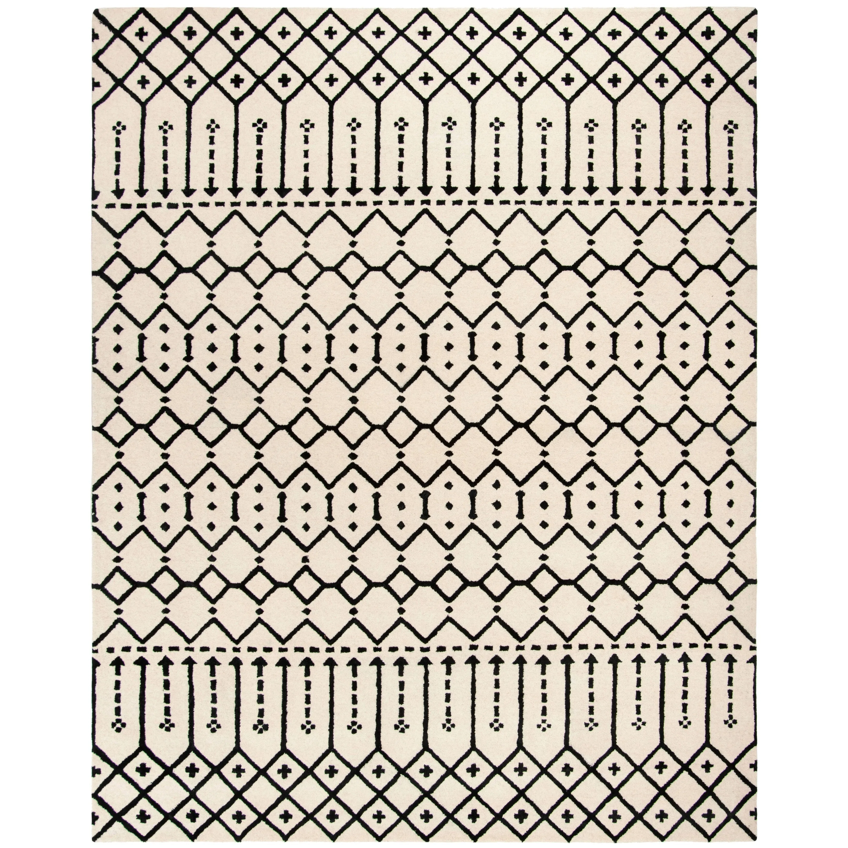 SAFAVIEH Handmade Himalaya Parasols Modern Wool Rug